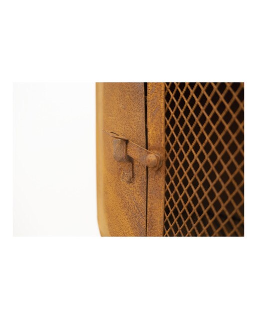 Chimenea de Leña Exterior Bonbono Acero Óxido Óxido-11