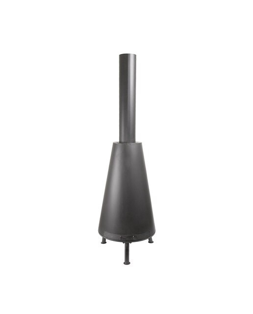 Chimenea de Leña Exterior BonPyra Negro-3