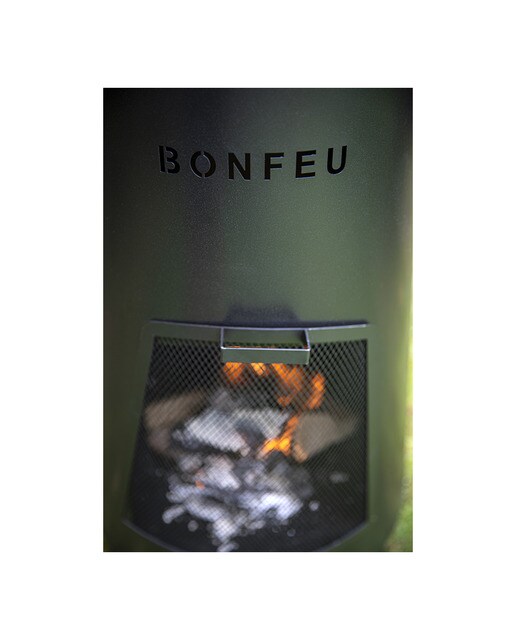 Chimenea de Leña Exterior BonPyra Negro-9