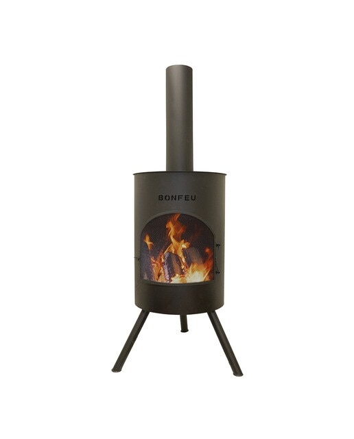Imagen 0 de Chimenea de Leña Exterior Bonton 60 Black