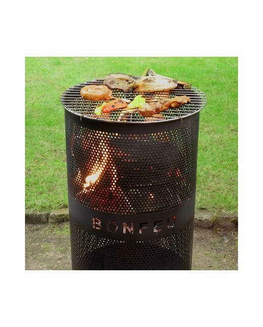Chimenea de Leña Exterior Bonves 34 Negro-9