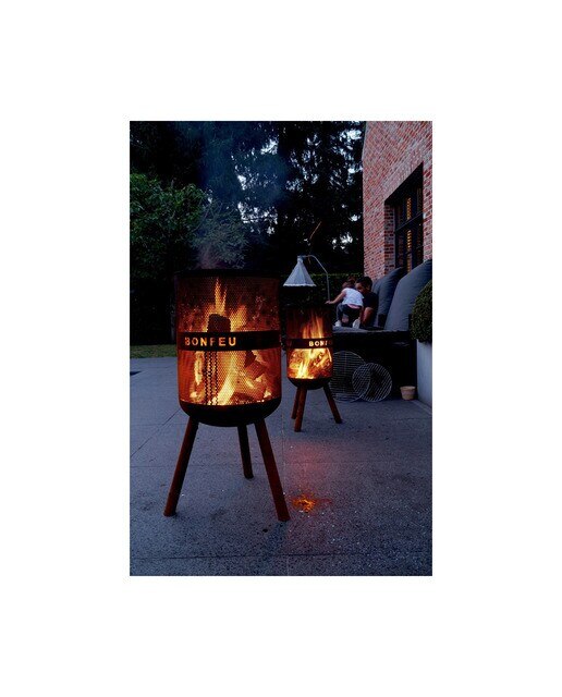 Chimenea de Leña Exterior Bonves 34 Óxido-8