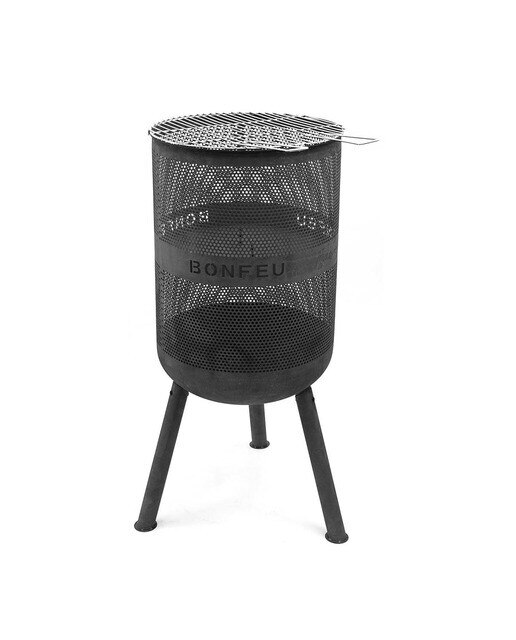 Chimenea de Leña Exterior Bonves 45 Negro-1