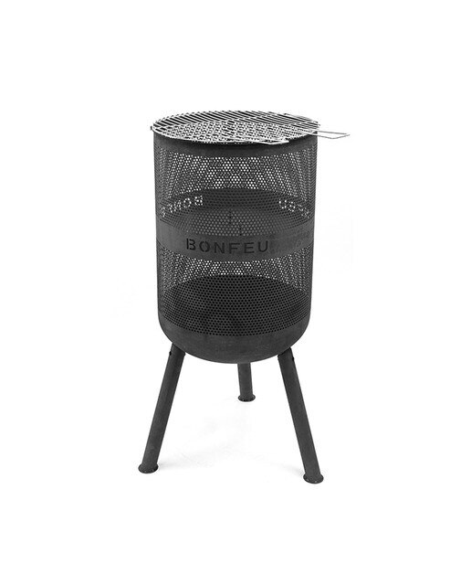 Chimenea de Leña Exterior Bonves 45 Negro-2