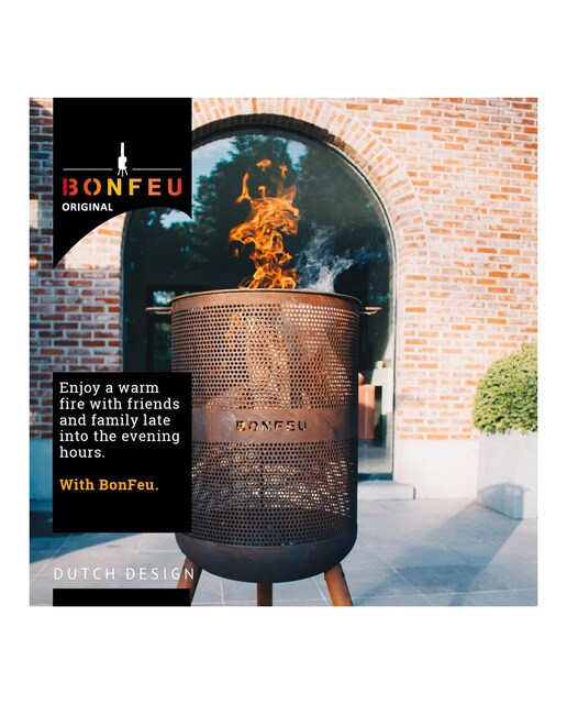 Chimenea de Leña Exterior Bonves 45 Óxido-8