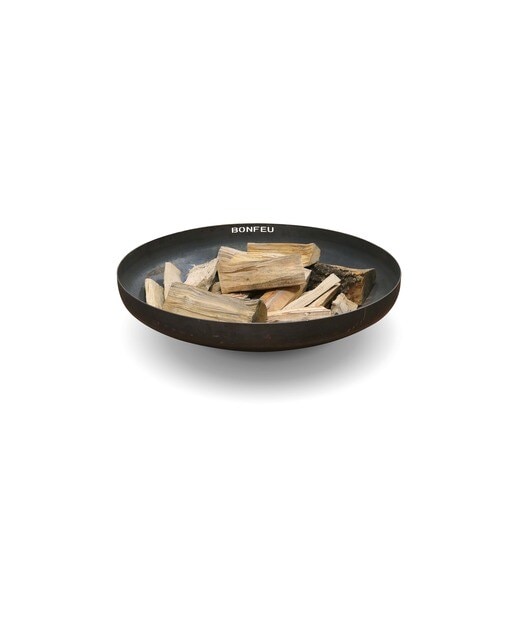 Brasero de Leña Bonbowl Acero Corten Ø 80 cm Óxido-2