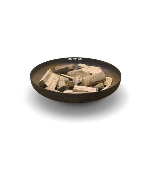 Brasero de Leña Bonbowl Acero Corten Ø 100 cm Óxido-2
