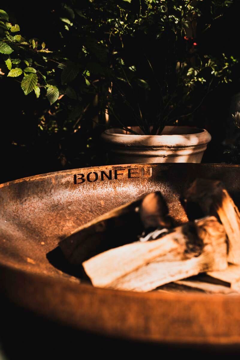 Brasero de Leña Bonbowl Acero Corten Ø 100 cm Óxido-8