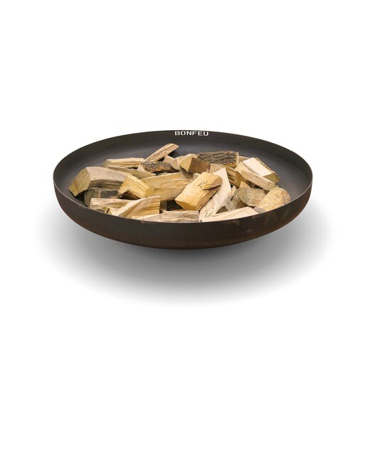 Brasero de Leña Bonbowl Acero Corten Ø 120 cm Óxido-2