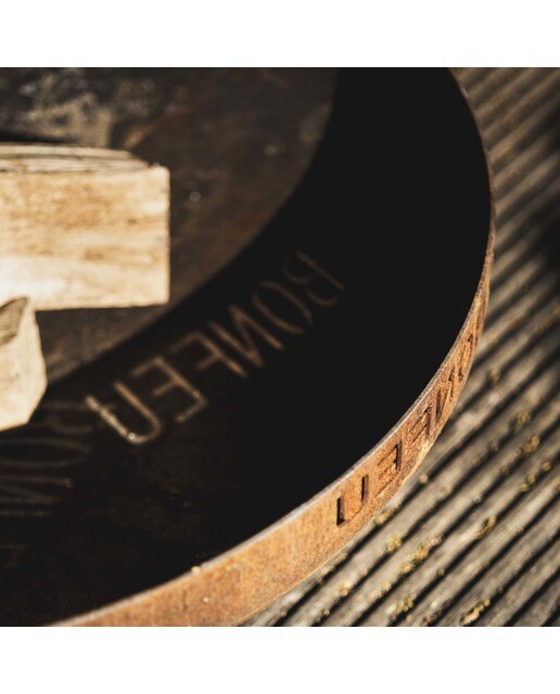 Brasero de Leña Bonbowl Plus Acero Corten Ø 60 cm Óxido-2