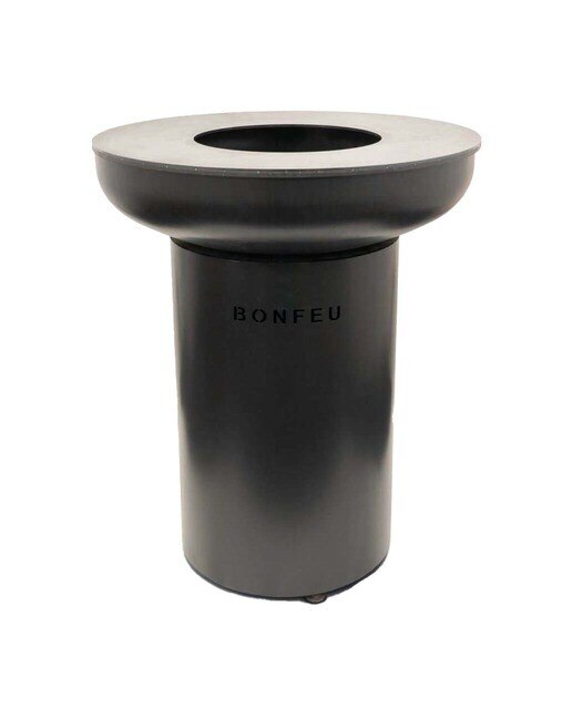 Chimenea de Leña Exterior Bonbiza Black Negro-1