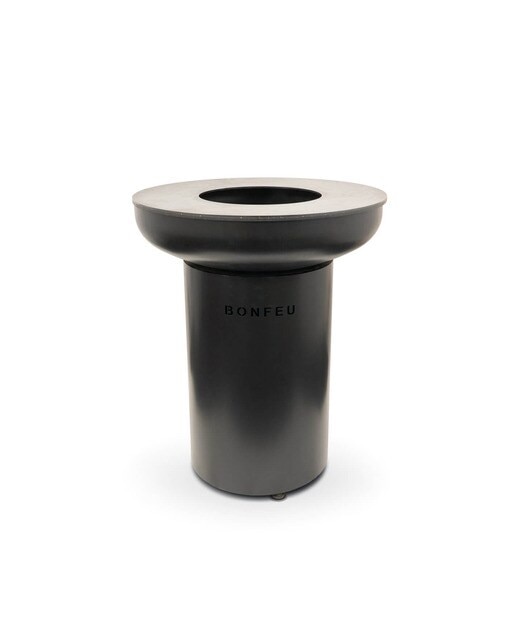 Chimenea de Leña Exterior Bonbiza Black Negro-2
