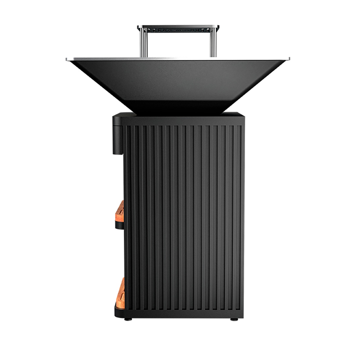 Barbacoa de exterior Grill Chef con hogar de leña Negro-5