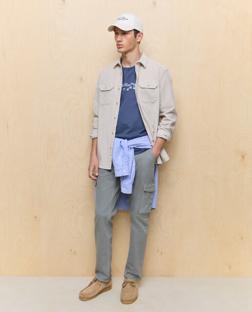 Imagen 0 de Vaquero multibolsillos de hombre slim stretch color