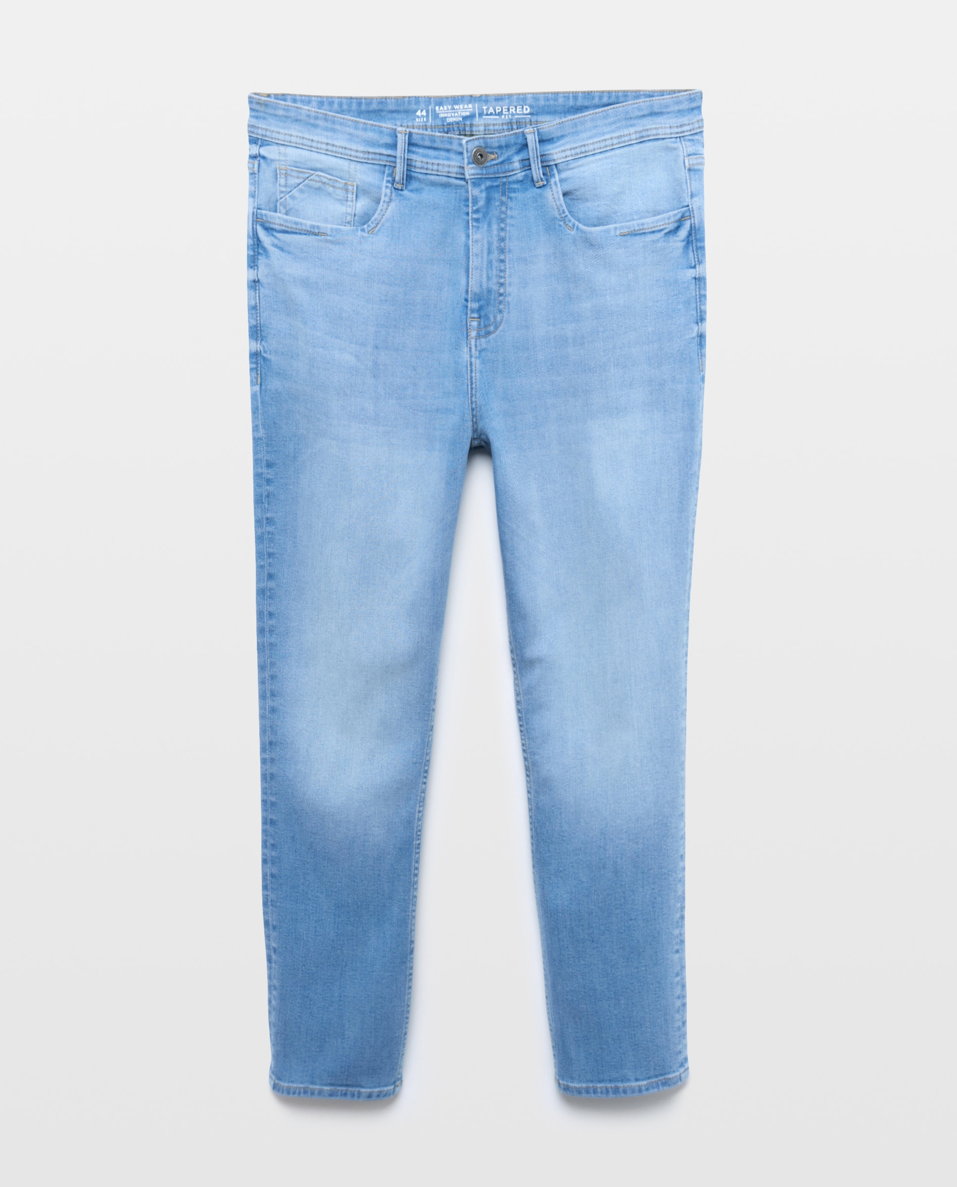 Jeans Stretch Tapered Azul pálido-4