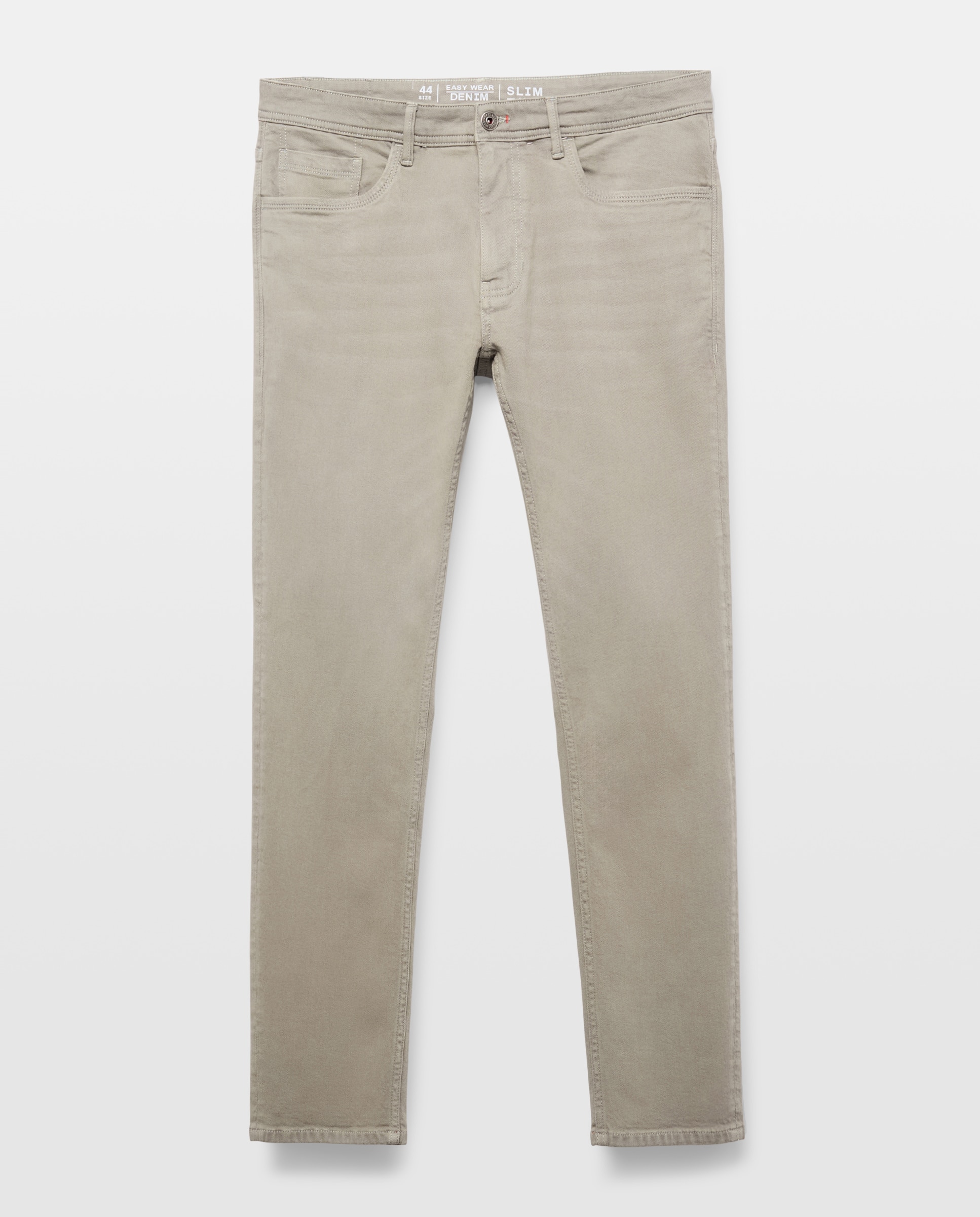 Jeans Stretch Slim Coloridas 520 Caqui-4