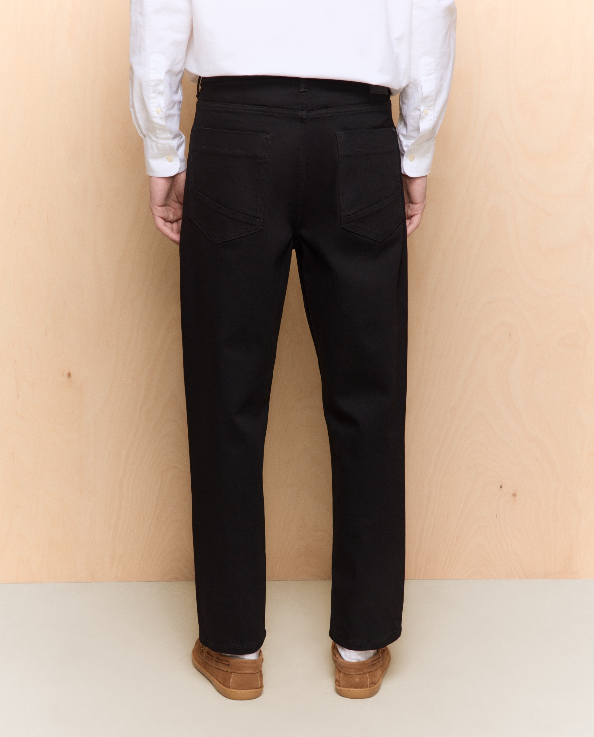 Jeans Stretch Tapered Cinzento-claro-3