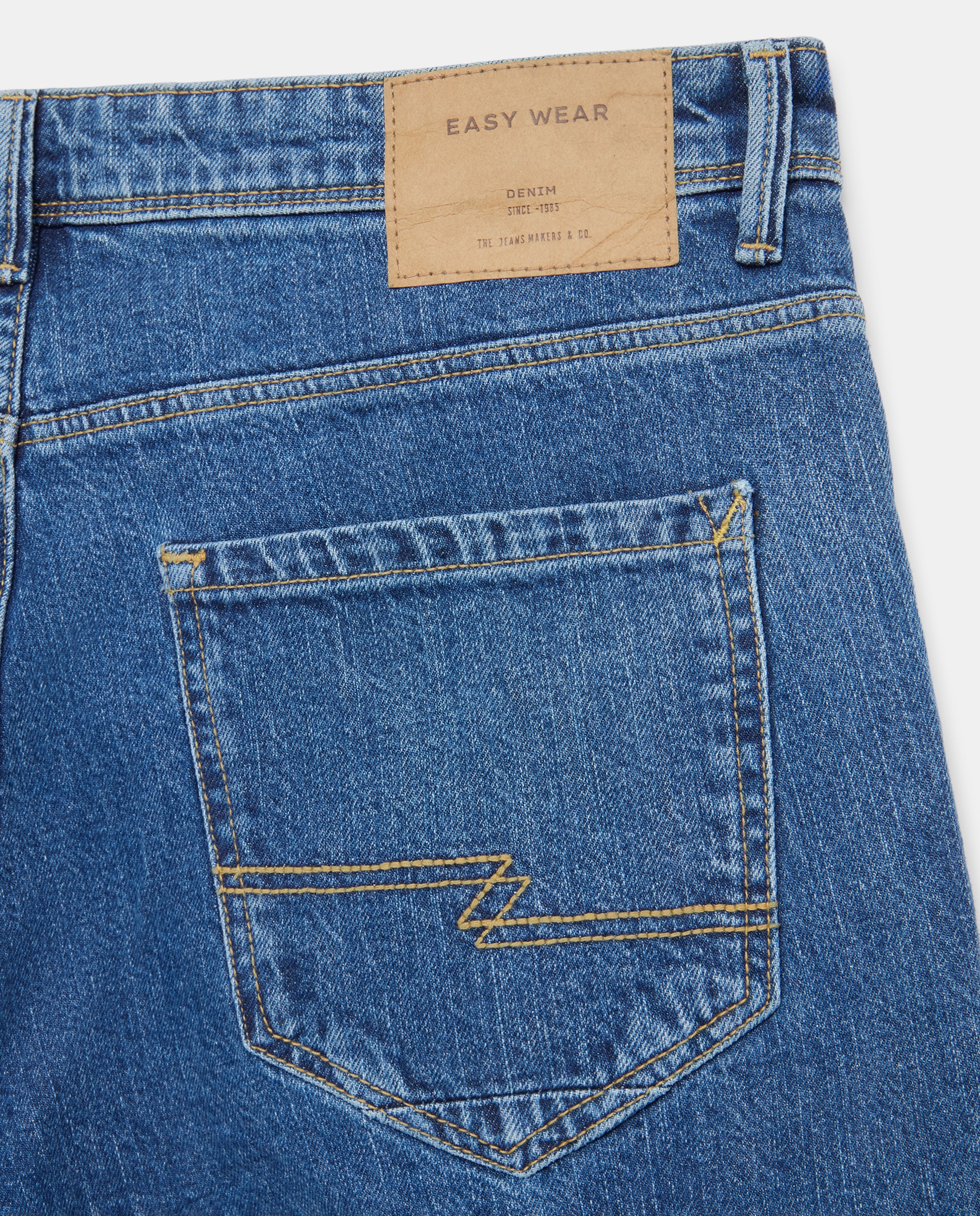 Imagen 5 de Vaquero de hombre straight stretch - Easy Wear - Cerúleo Cerúleo