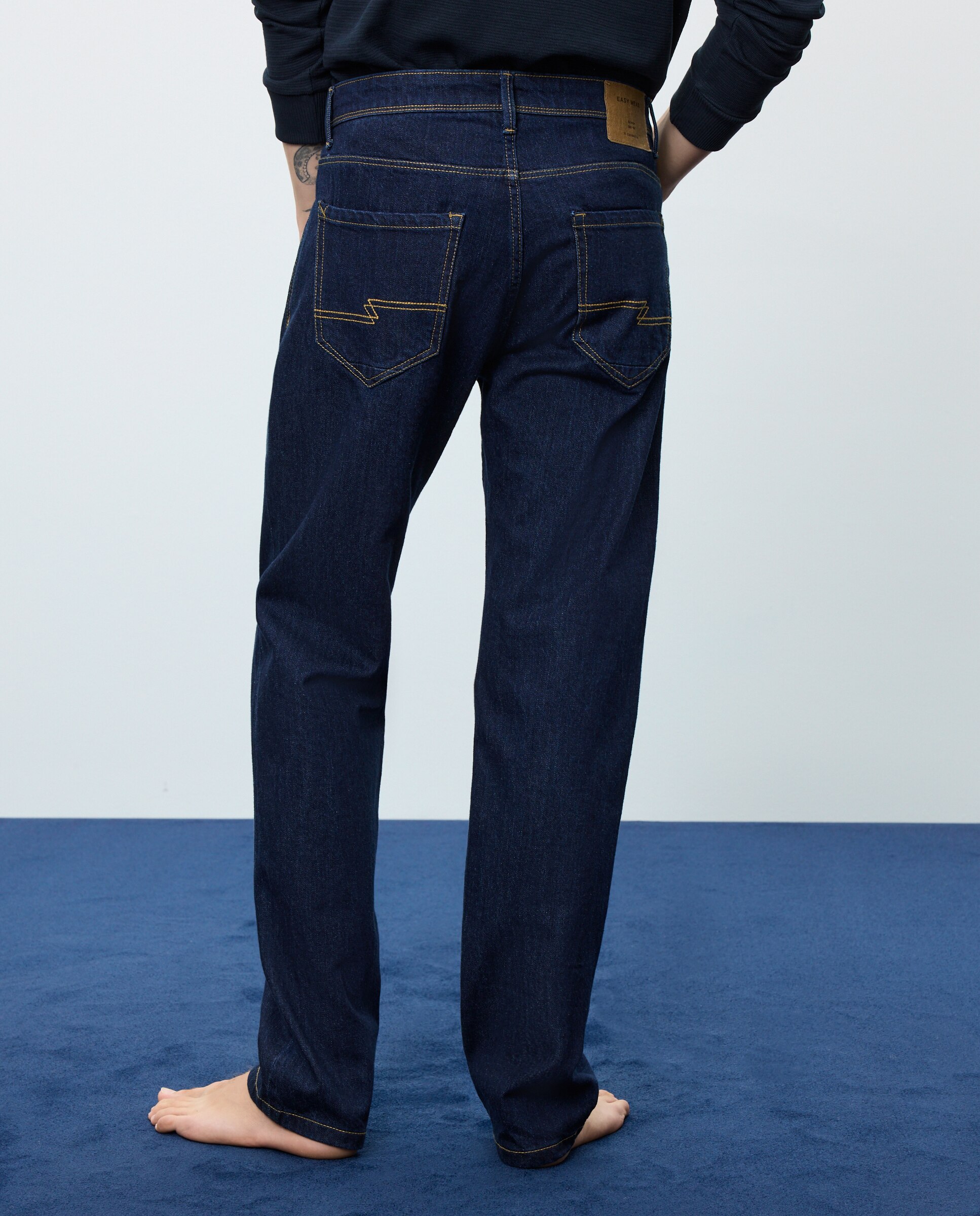Vaquero de hombre straight stretch - Easy Wear - Azul Suave Azul Suave-3