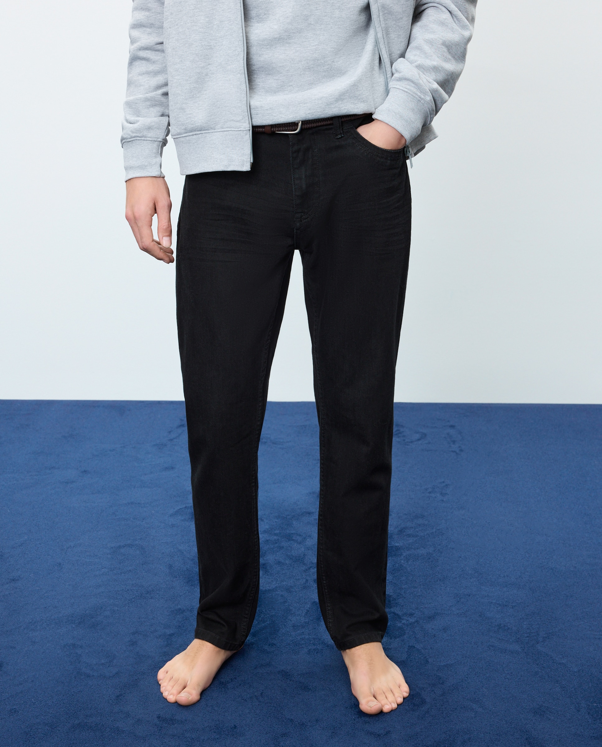 Vaquero de hombre straight stretch - Easy Wear - Negro intenso Negro intenso-2