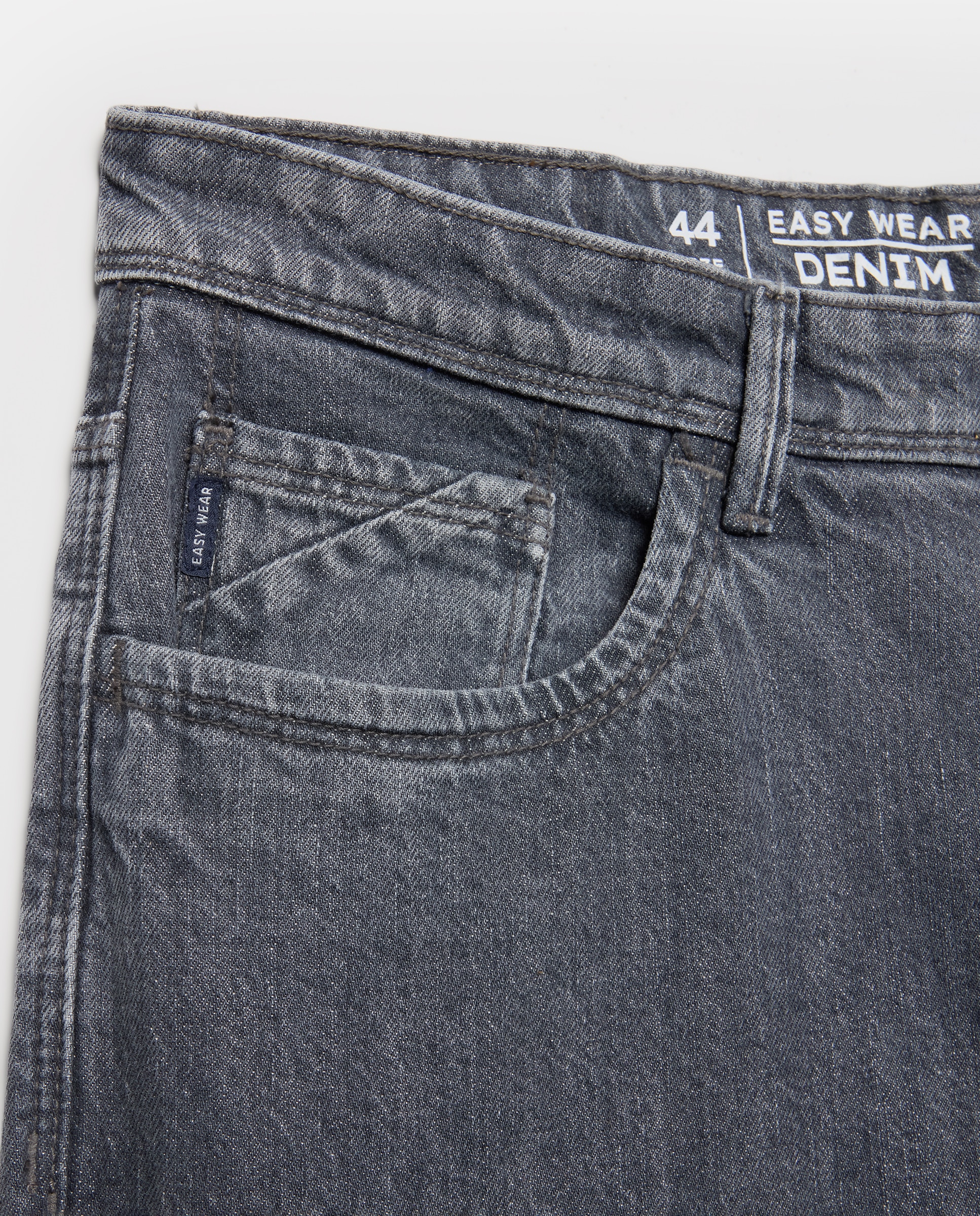 Vaquero de hombre straight stretch - Easy Wear - Gris Gris-5
