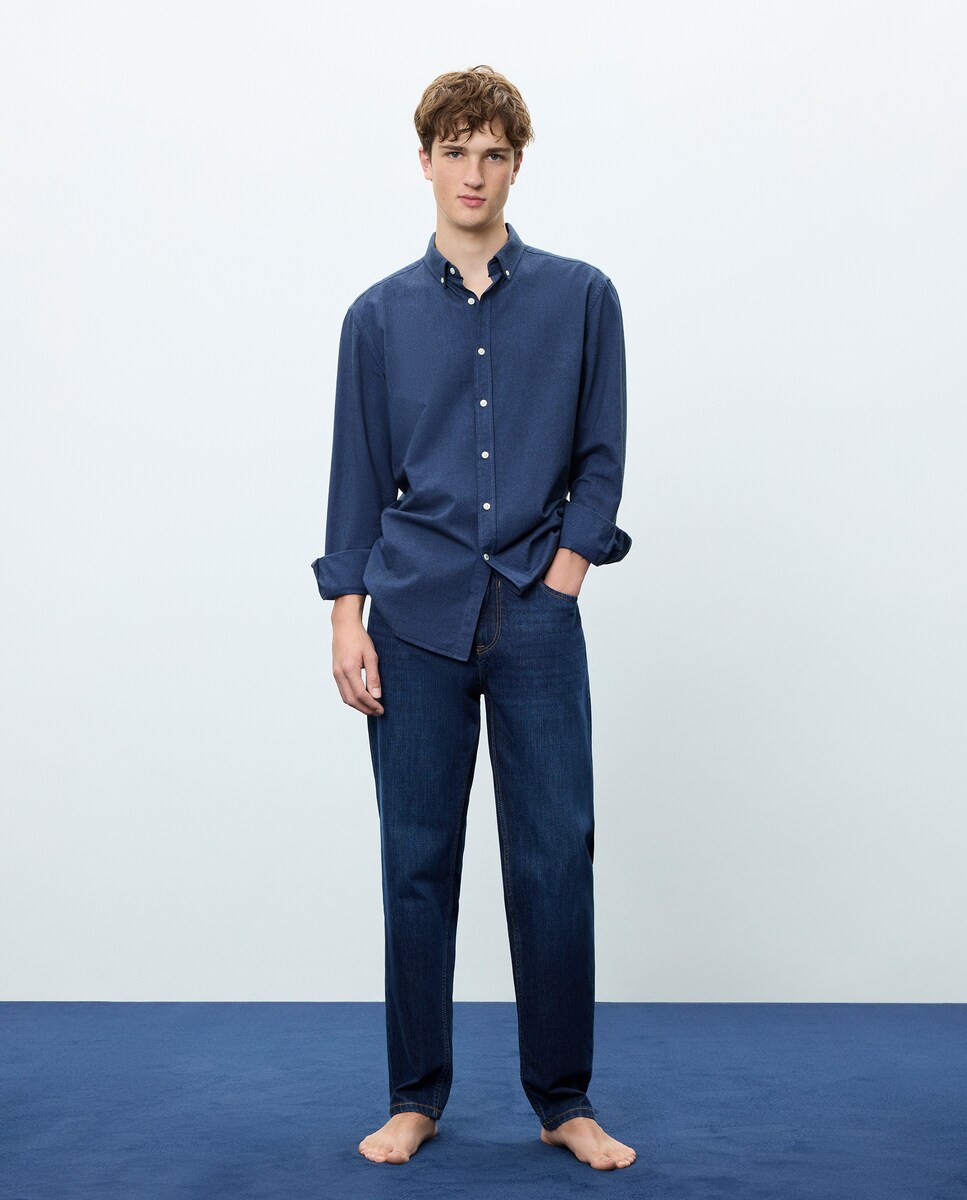 Imagen 0 de Vaquero de hombre loose stretch Gris oscuro