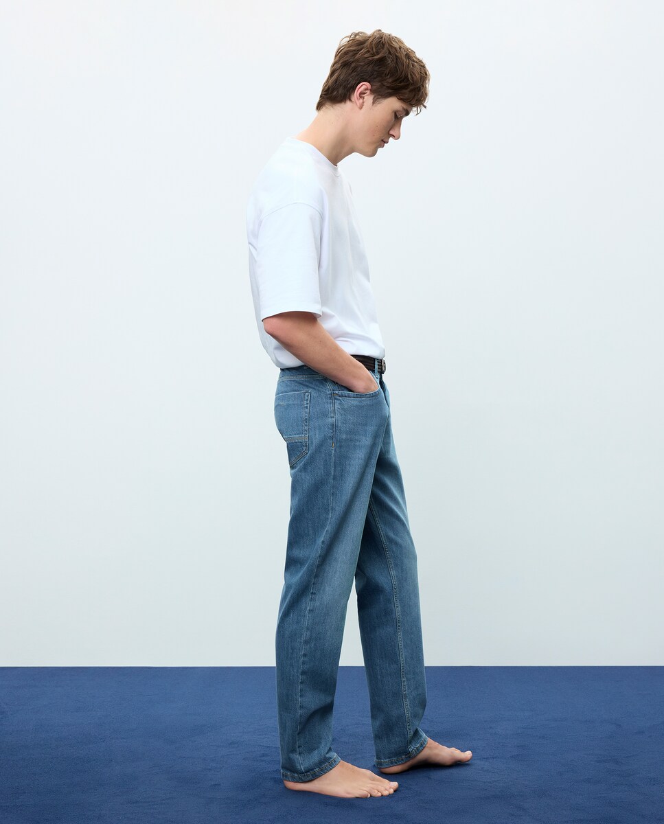 Imagen 0 de Vaquero de hombre loose stretch Gris oscuro