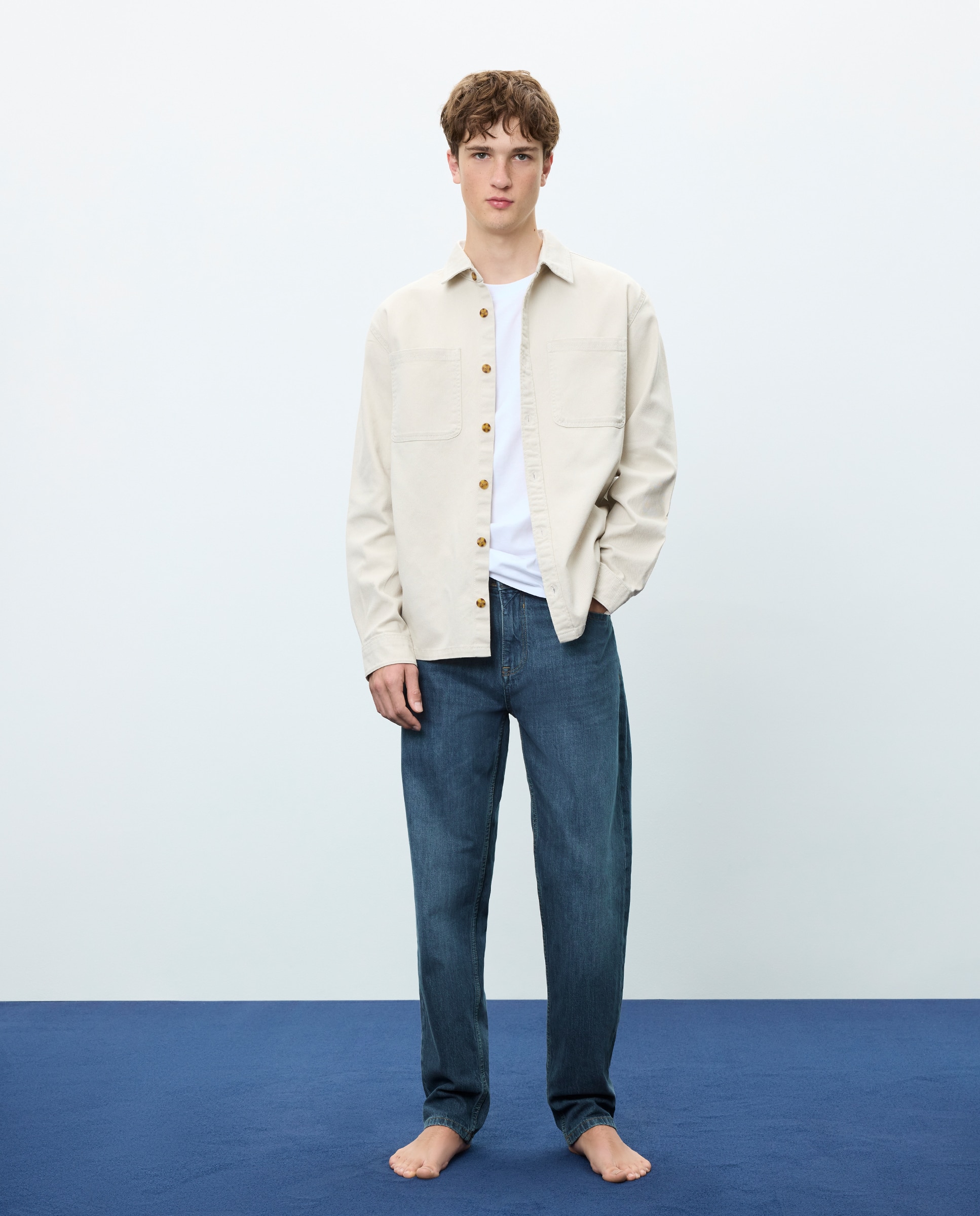 Vaquero de hombre loose stretch - Easy Wear - Añil Añil-1
