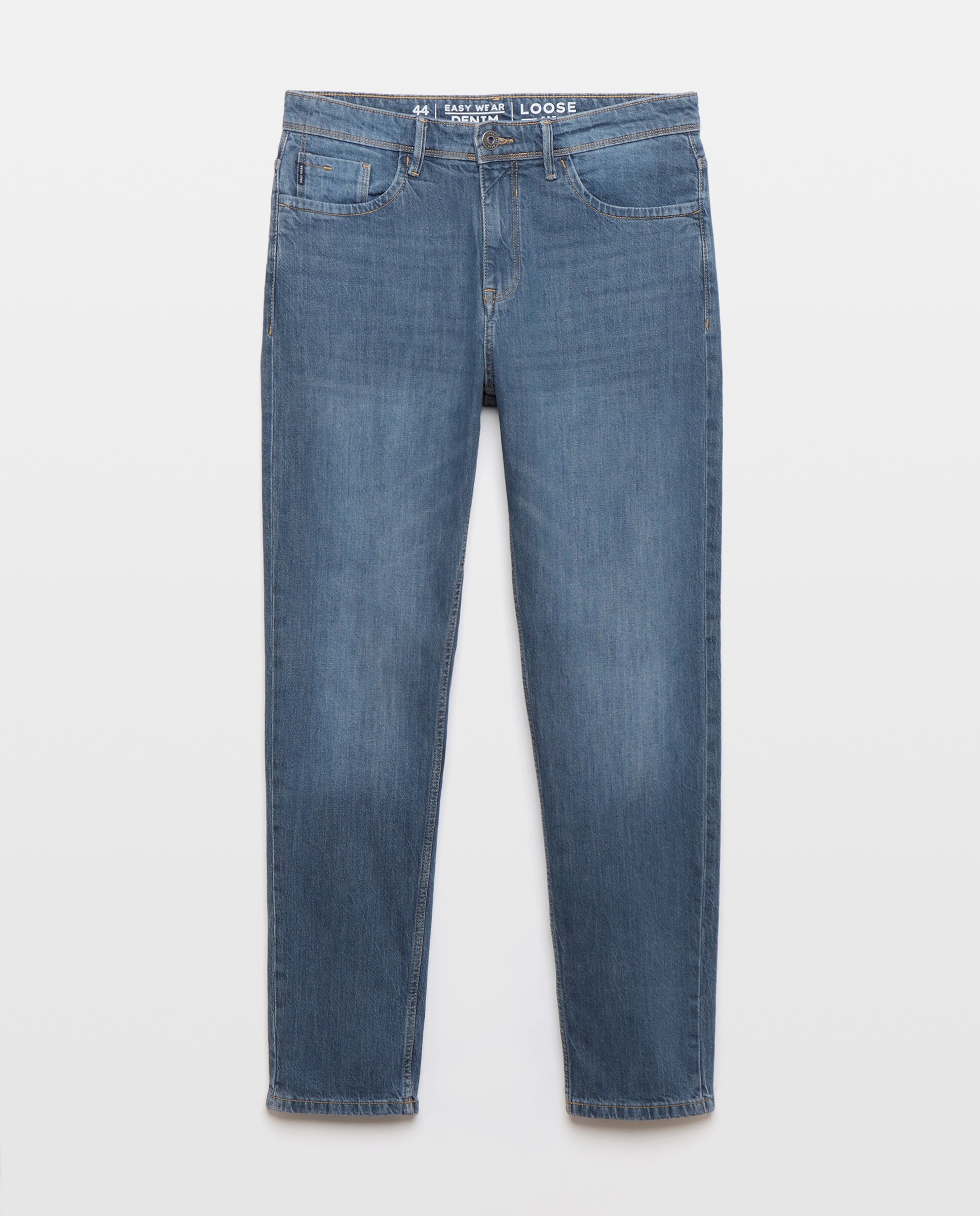 Vaquero de hombre loose stretch - Easy Wear - Añil Añil-4