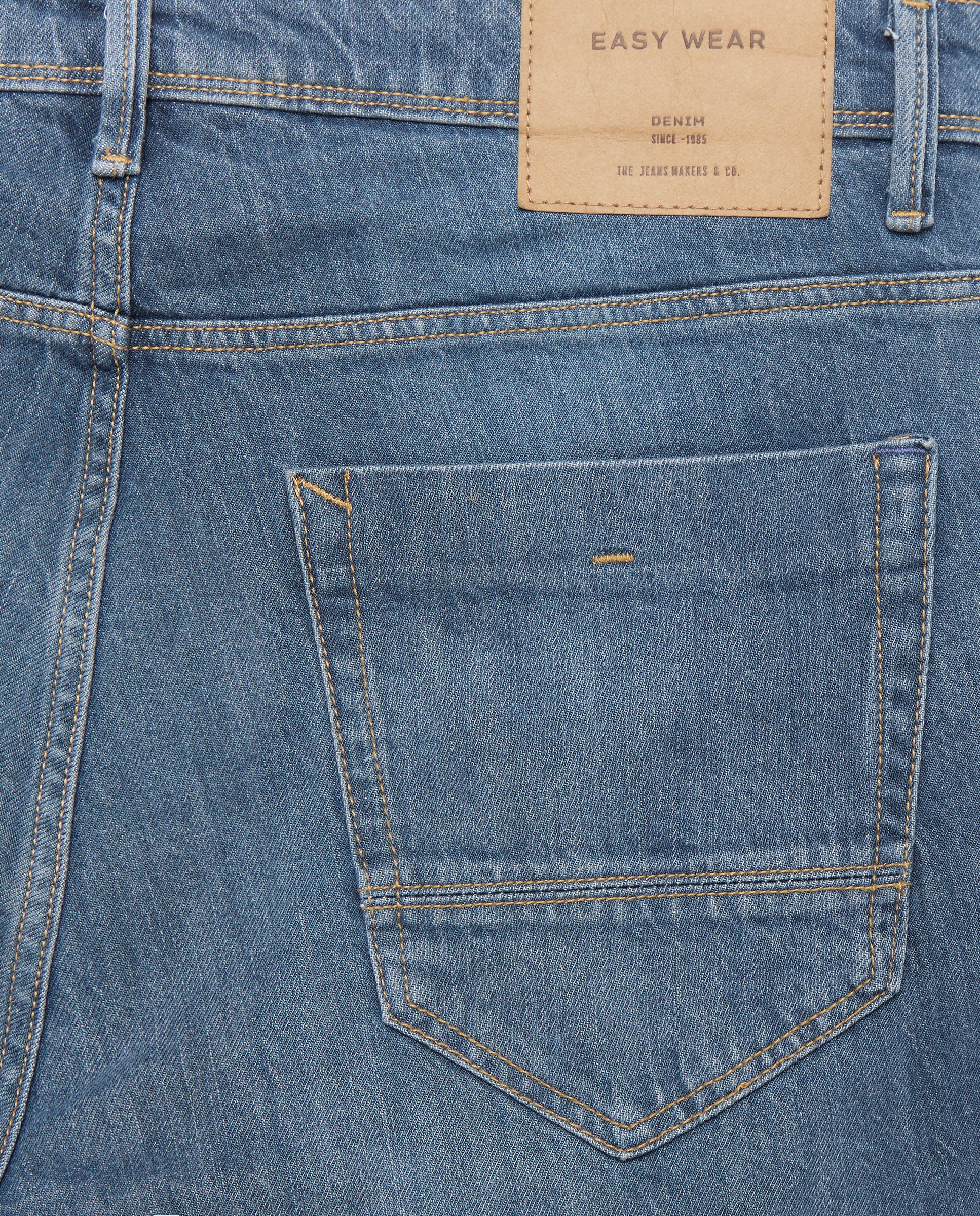 Vaquero de hombre loose stretch - Easy Wear - Añil Añil-5