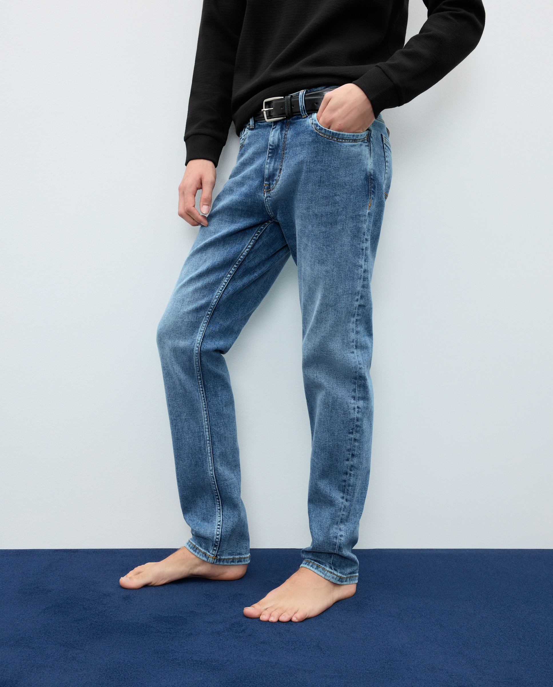 Vaquero de hombre slim stretch - Easy Wear - 490 Petróleo 490 Petróleo-2