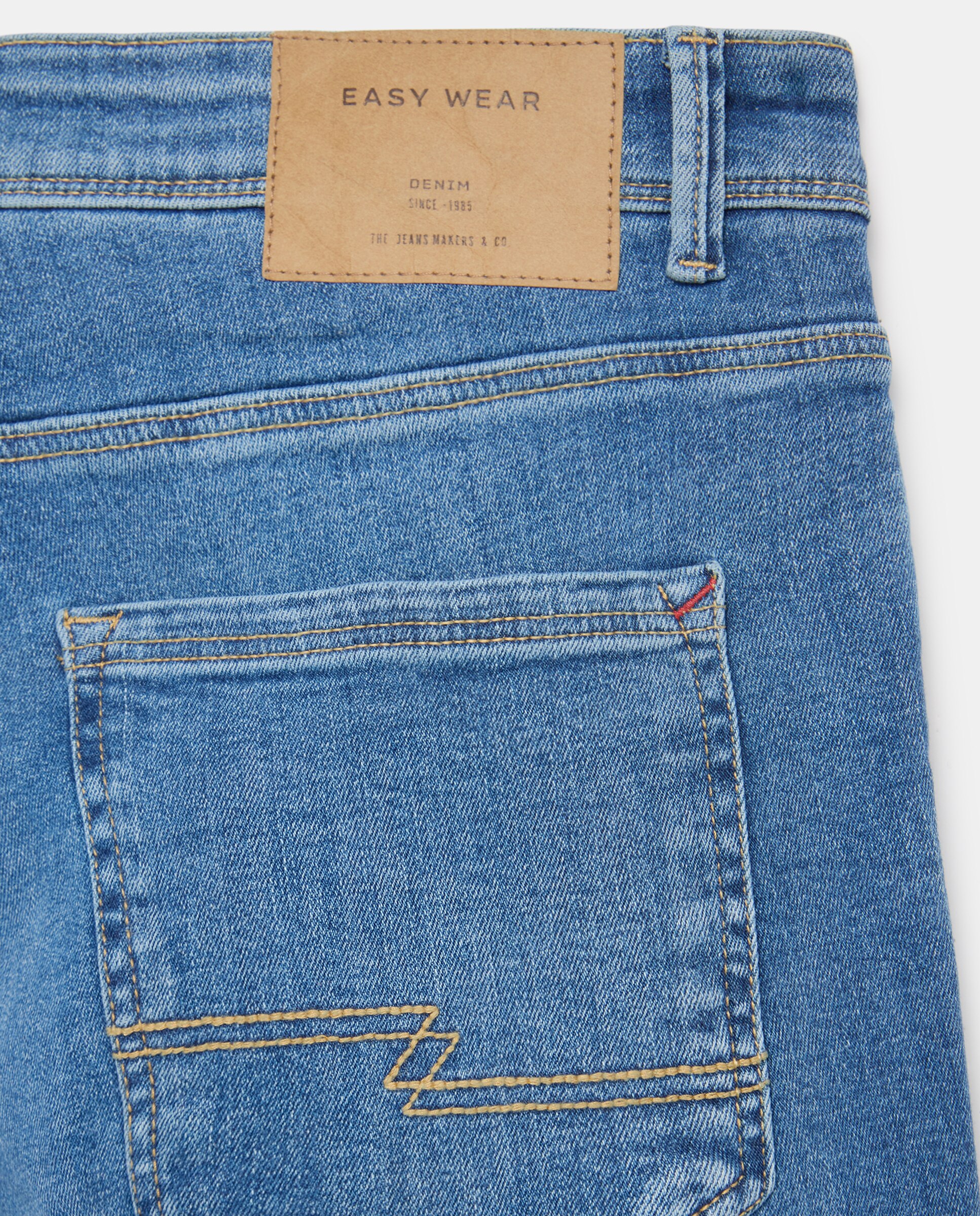 Vaquero de hombre slim stretch - Easy Wear - Cerúleo Cerúleo-5