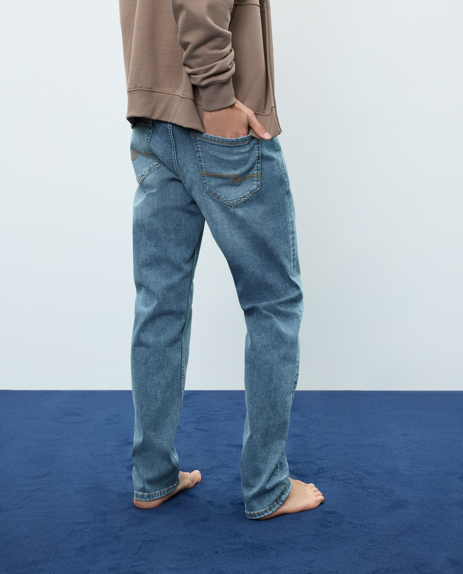 Vaquero de hombre slim stretch - Easy Wear - Añil Añil-3