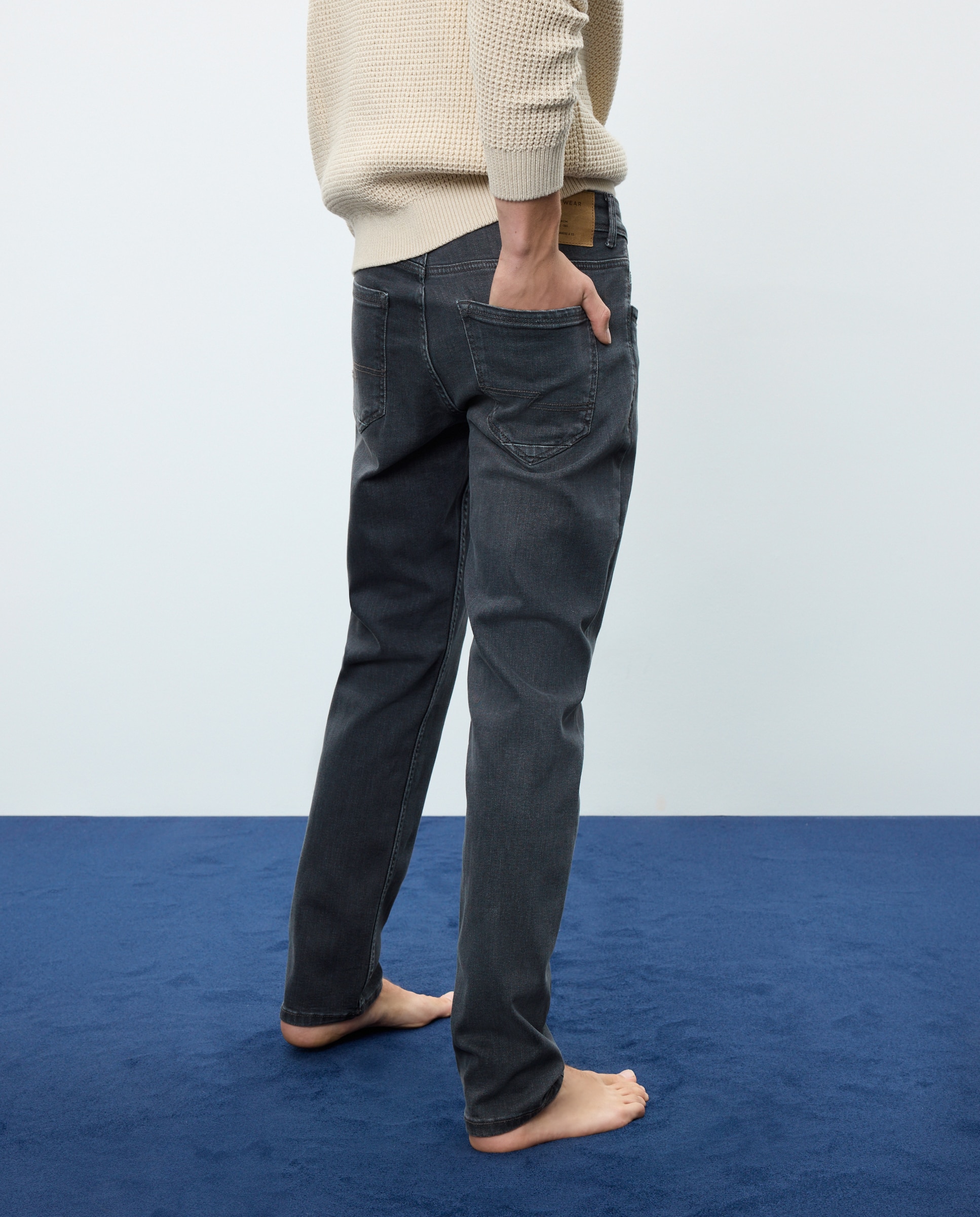 Vaquero de hombre slim stretch - Easy Wear - Gris Gris-3