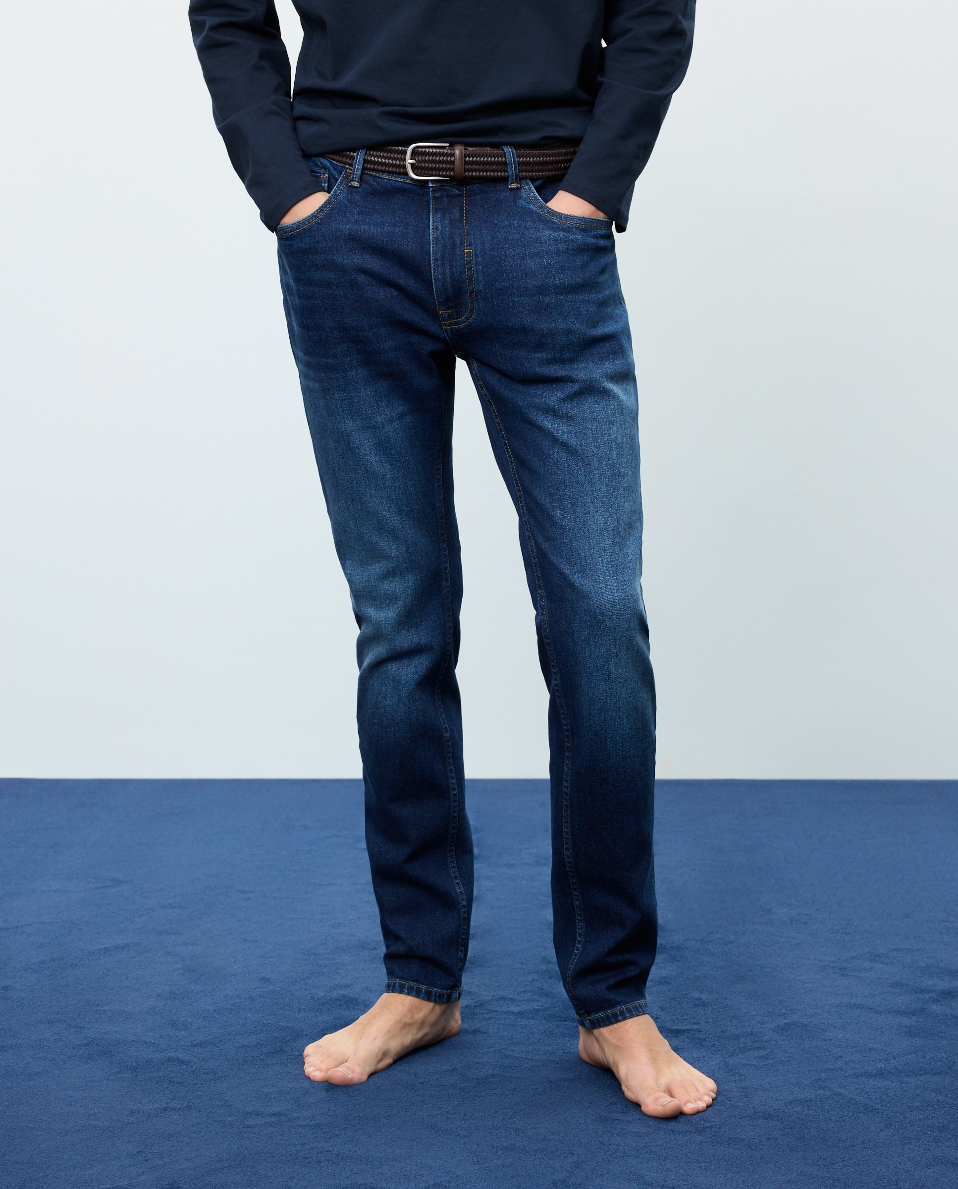 Vaquero de hombre skinny stretch - Easy Wear - Cerúleo Cerúleo-2