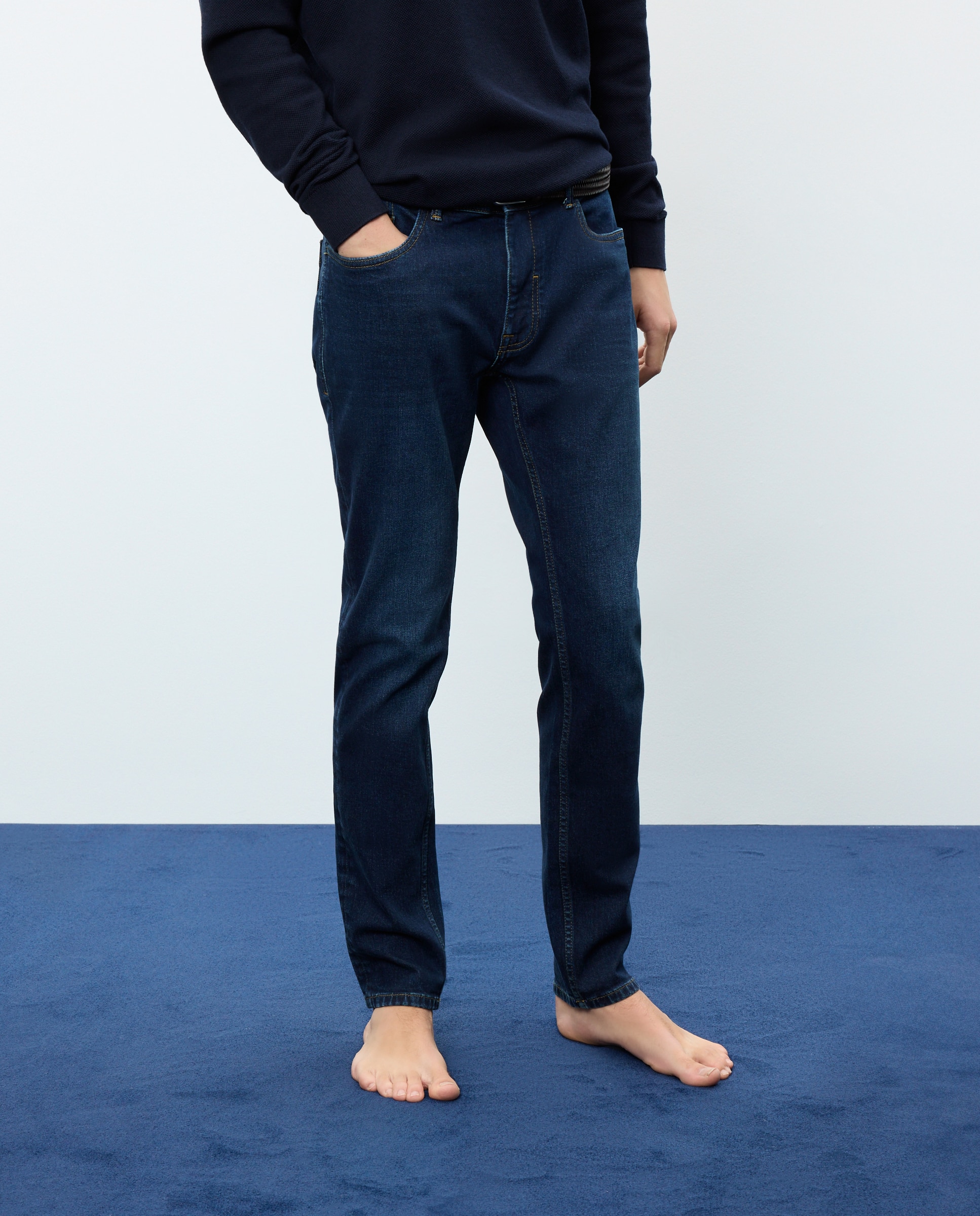 Vaquero de hombre skinny stretch - Easy Wear - Azul Suave Azul Suave-2
