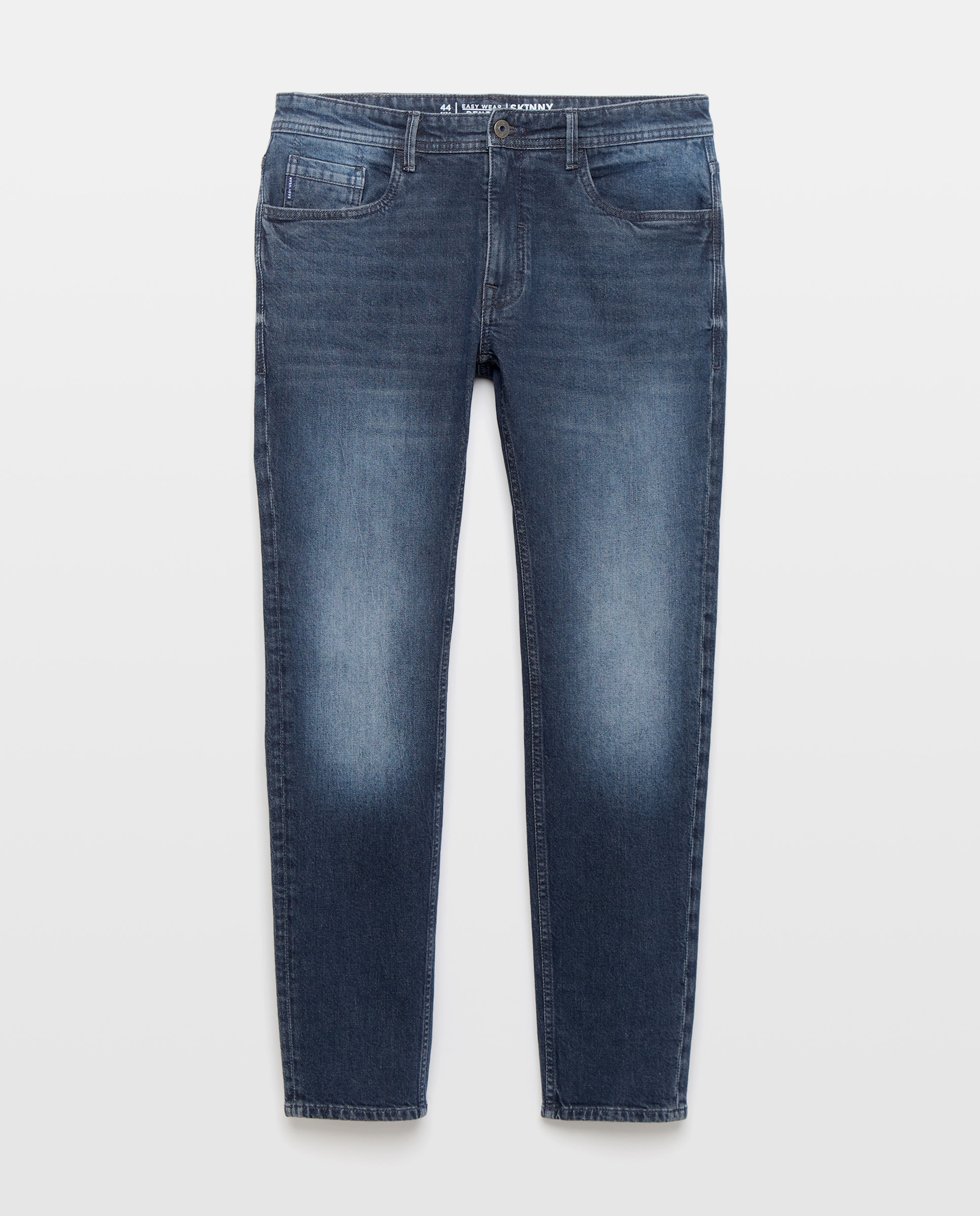Vaquero de hombre skinny stretch - Easy Wear - Añil Añil-4