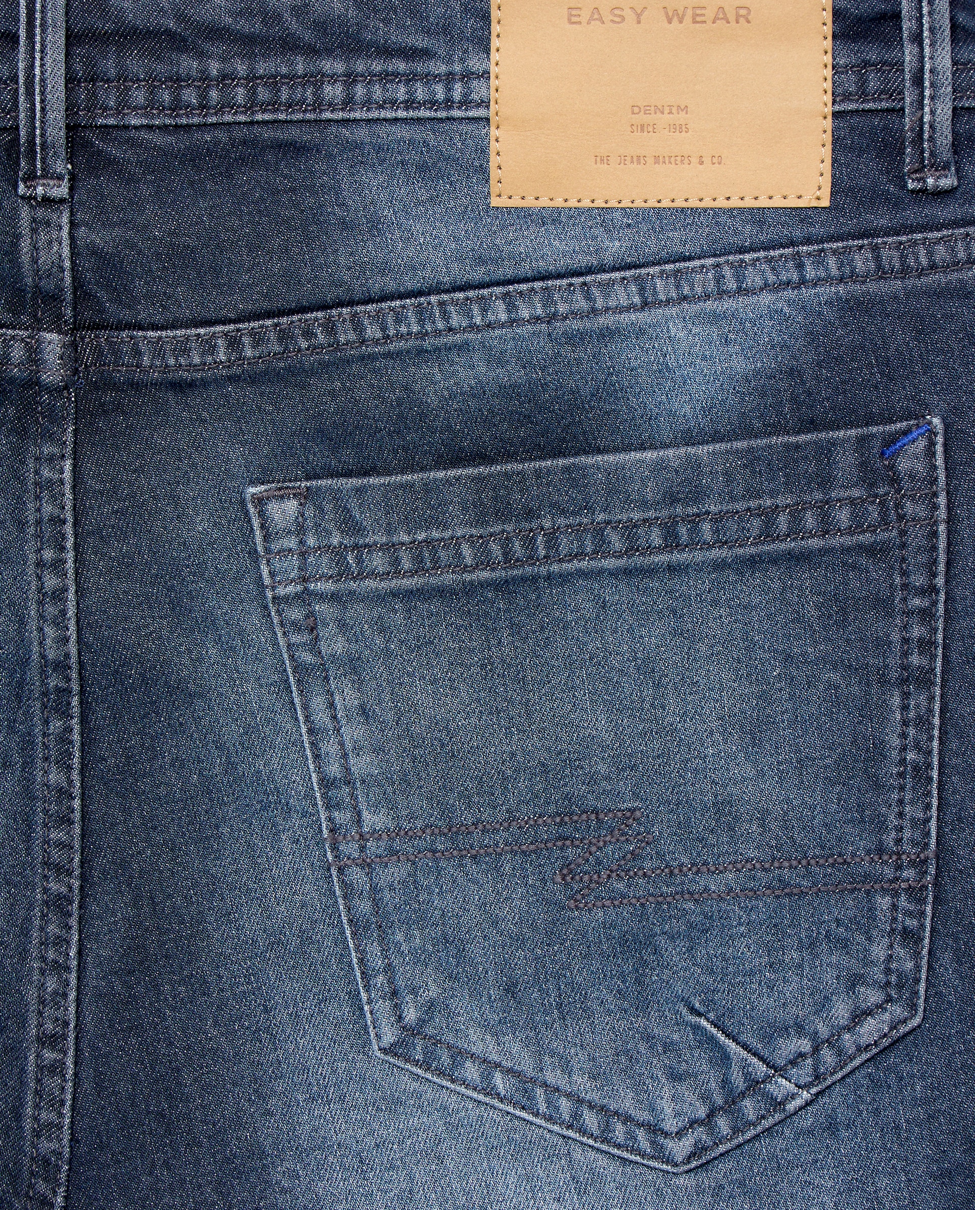 Vaquero de hombre skinny stretch - Easy Wear - Añil Añil-5
