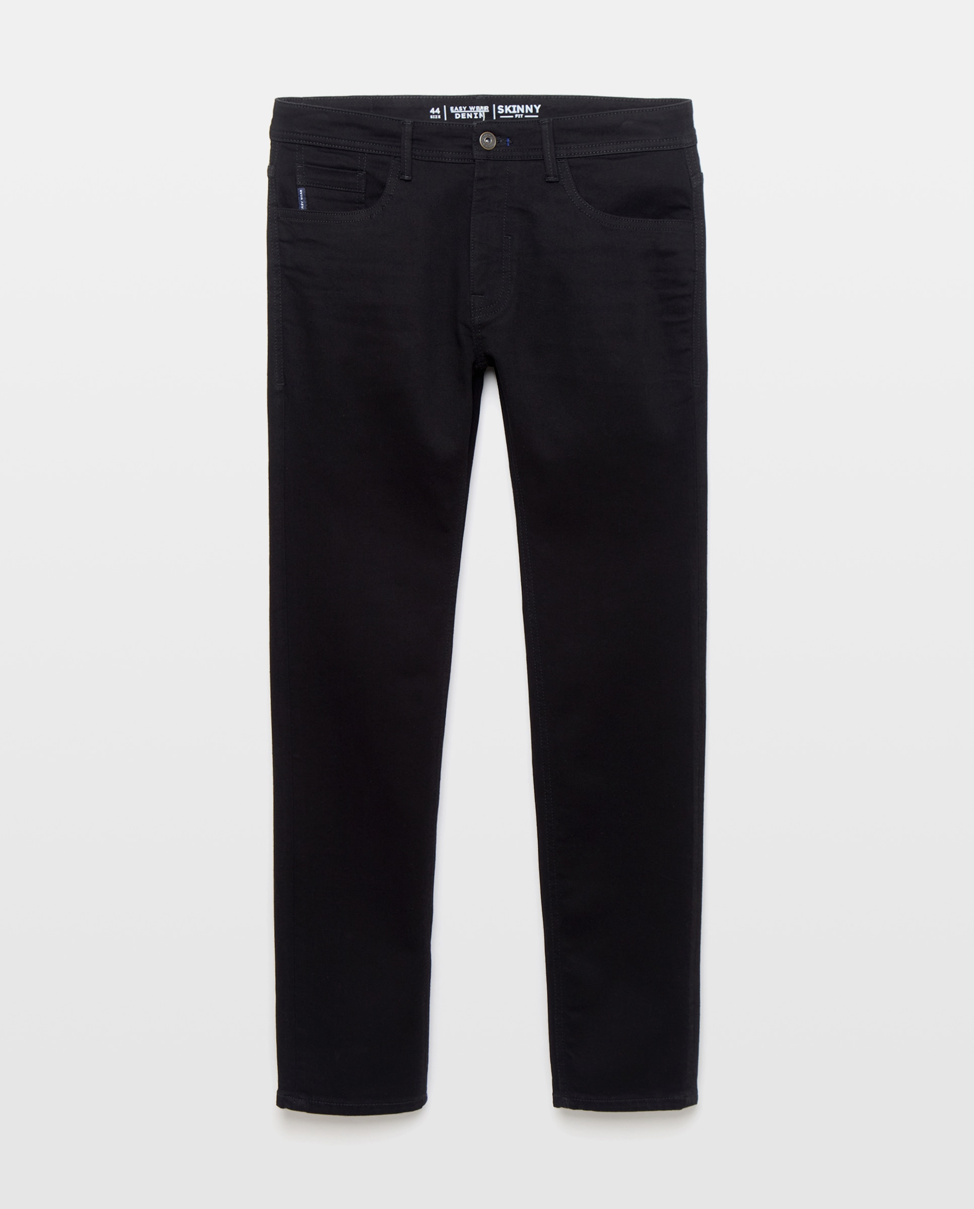 Jeans Skinny Stretch Preto Intenso-4