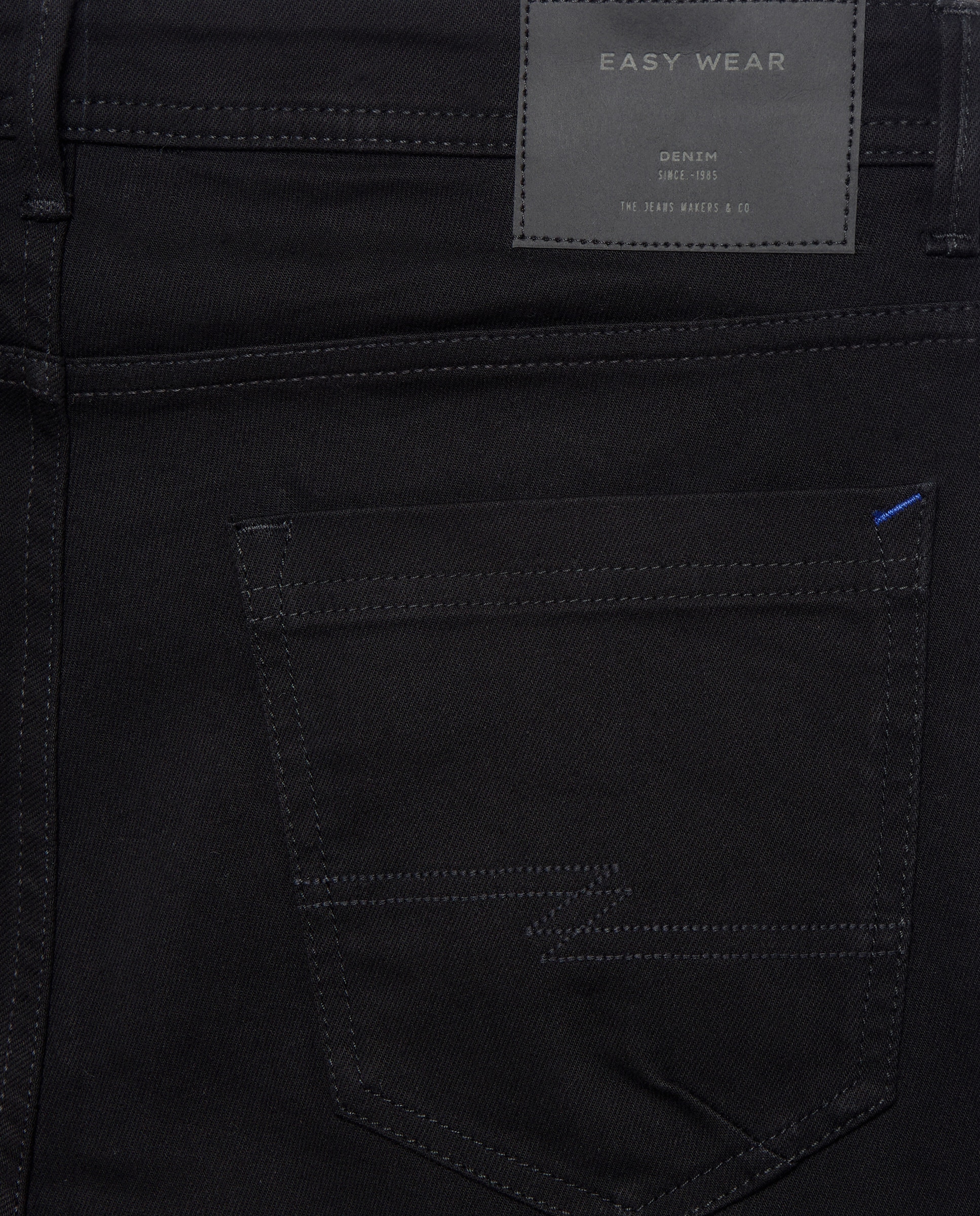 Jeans Skinny Stretch Preto Intenso-5