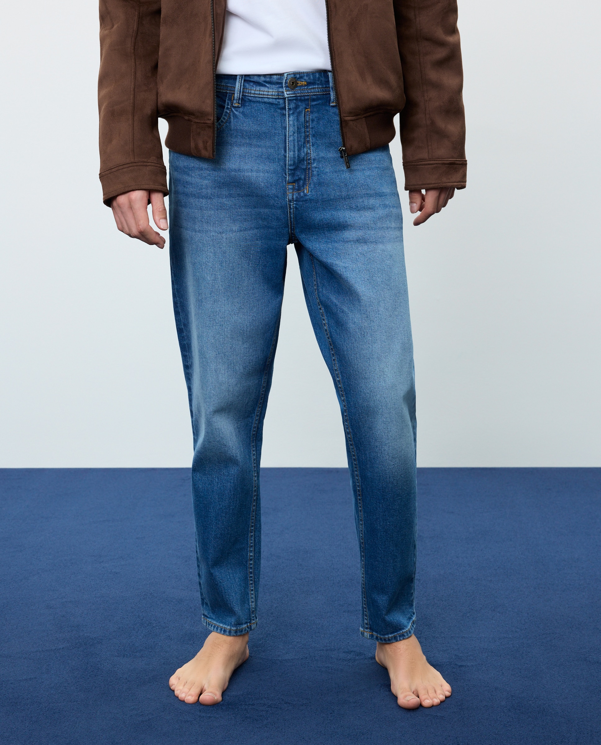 Vaquero de hombre tappered stretch - Easy Wear - Cerúleo Cerúleo-2