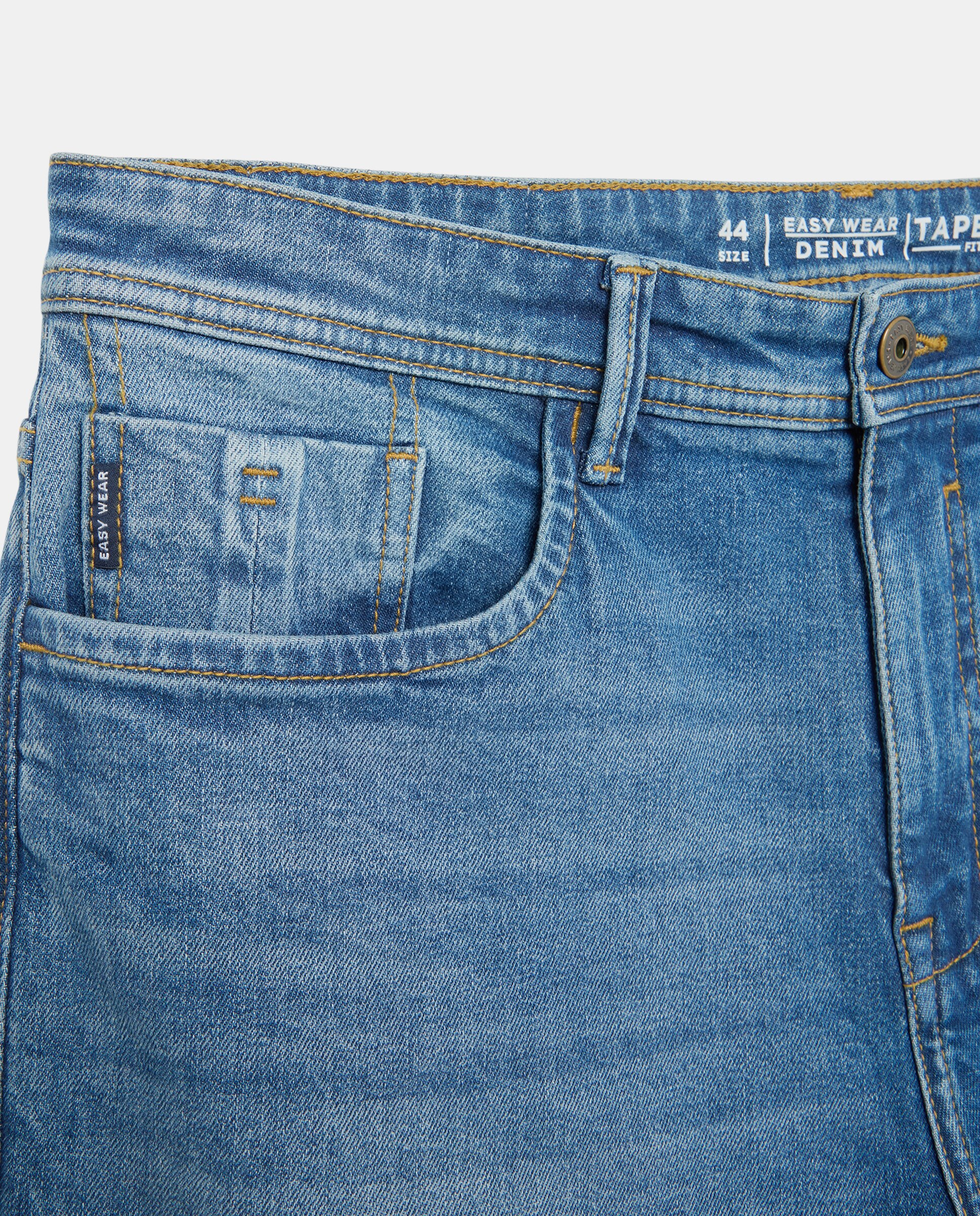 Vaquero de hombre tappered stretch - Easy Wear - Cerúleo Cerúleo-5