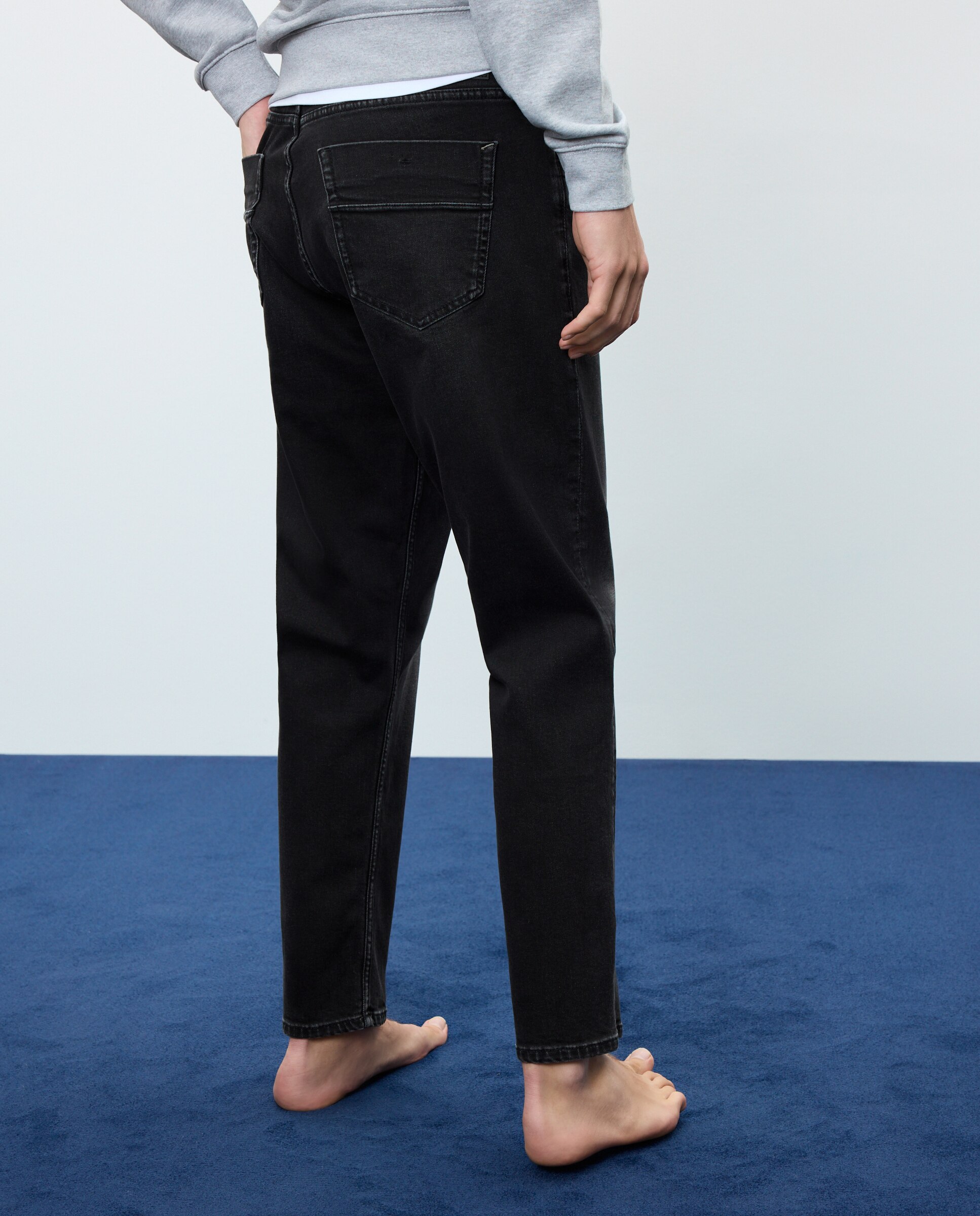 Jeans Slim Super Stretch Water Repellent Preto Intenso-3