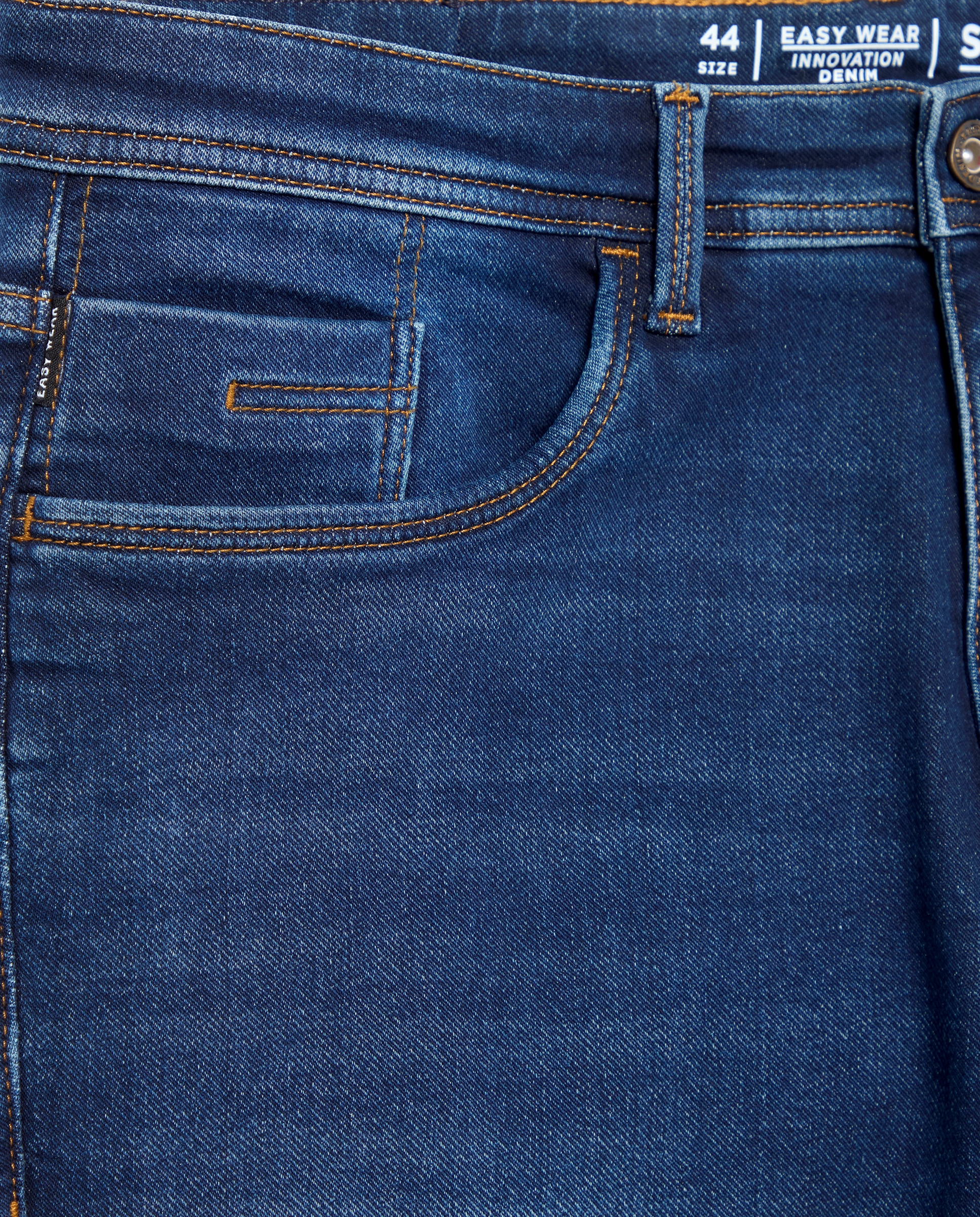 Vaquero knit denim slim de hombre - Easy Wear - Azul pálido Azul pálido-5