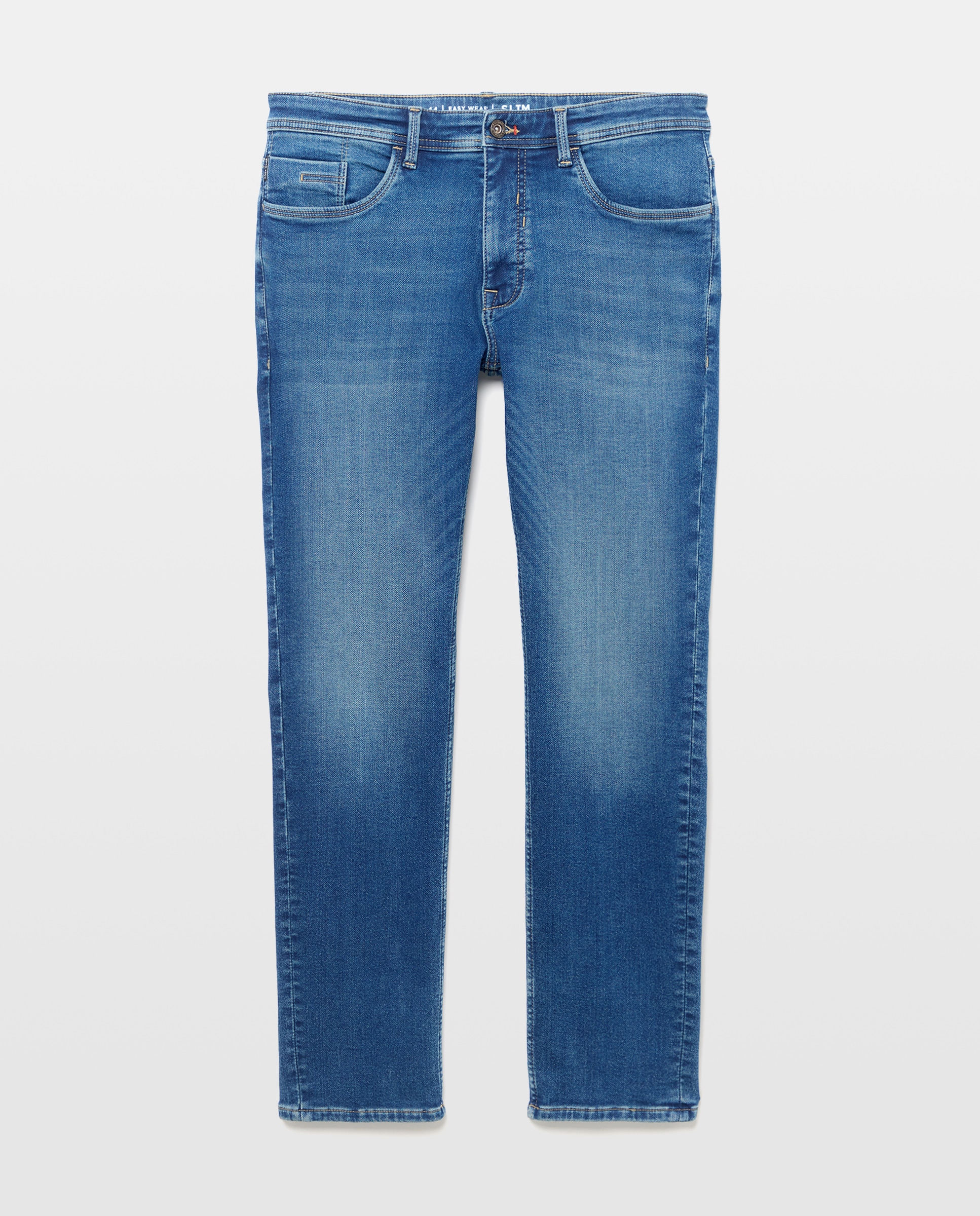 Vaquero knit denim slim de hombre - Easy Wear - 471 Índigo 471 Índigo-4
