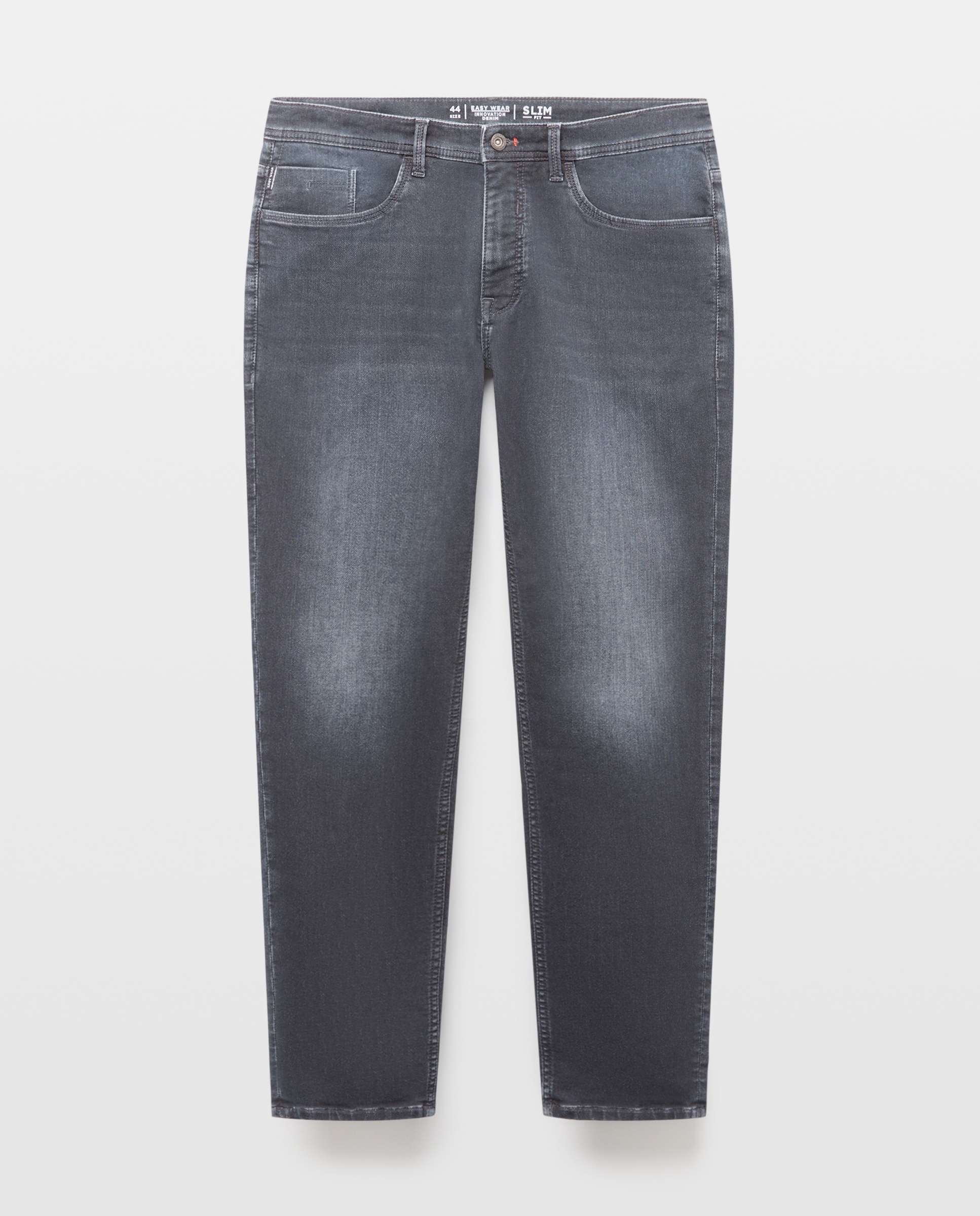 Vaquero knit denim slim de hombre - Easy Wear - Azul tinta Azul tinta-4