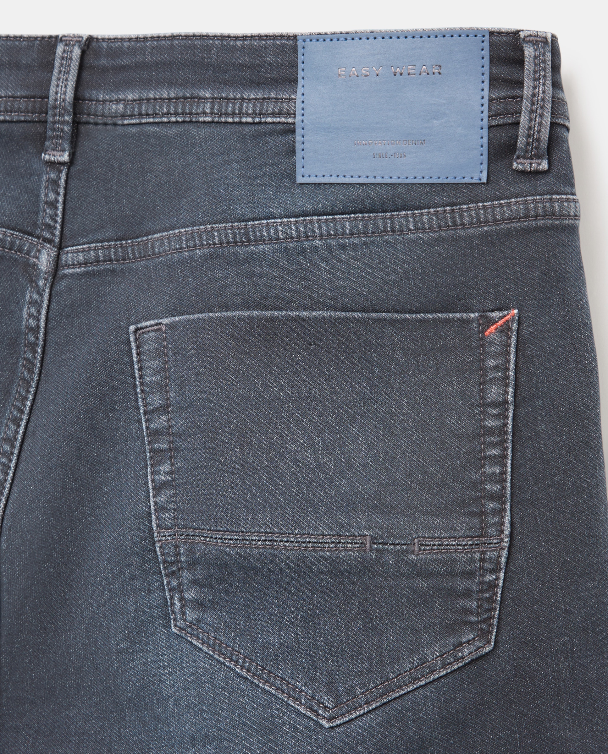 Vaquero knit denim slim de hombre - Easy Wear - Azul tinta Azul tinta-5