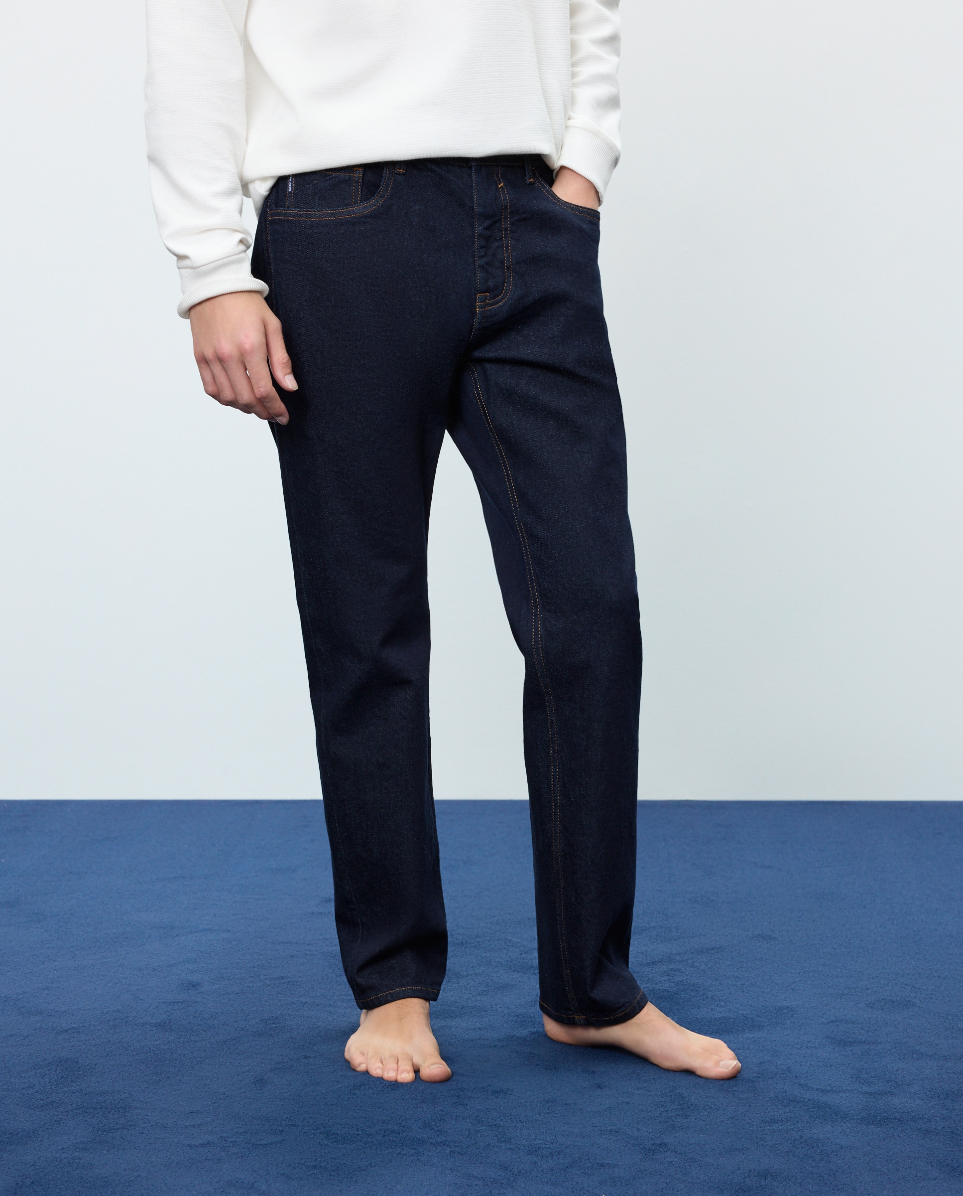 Vaquero de hombre straight stretch - Easy Wear - Indigo Indigo-2
