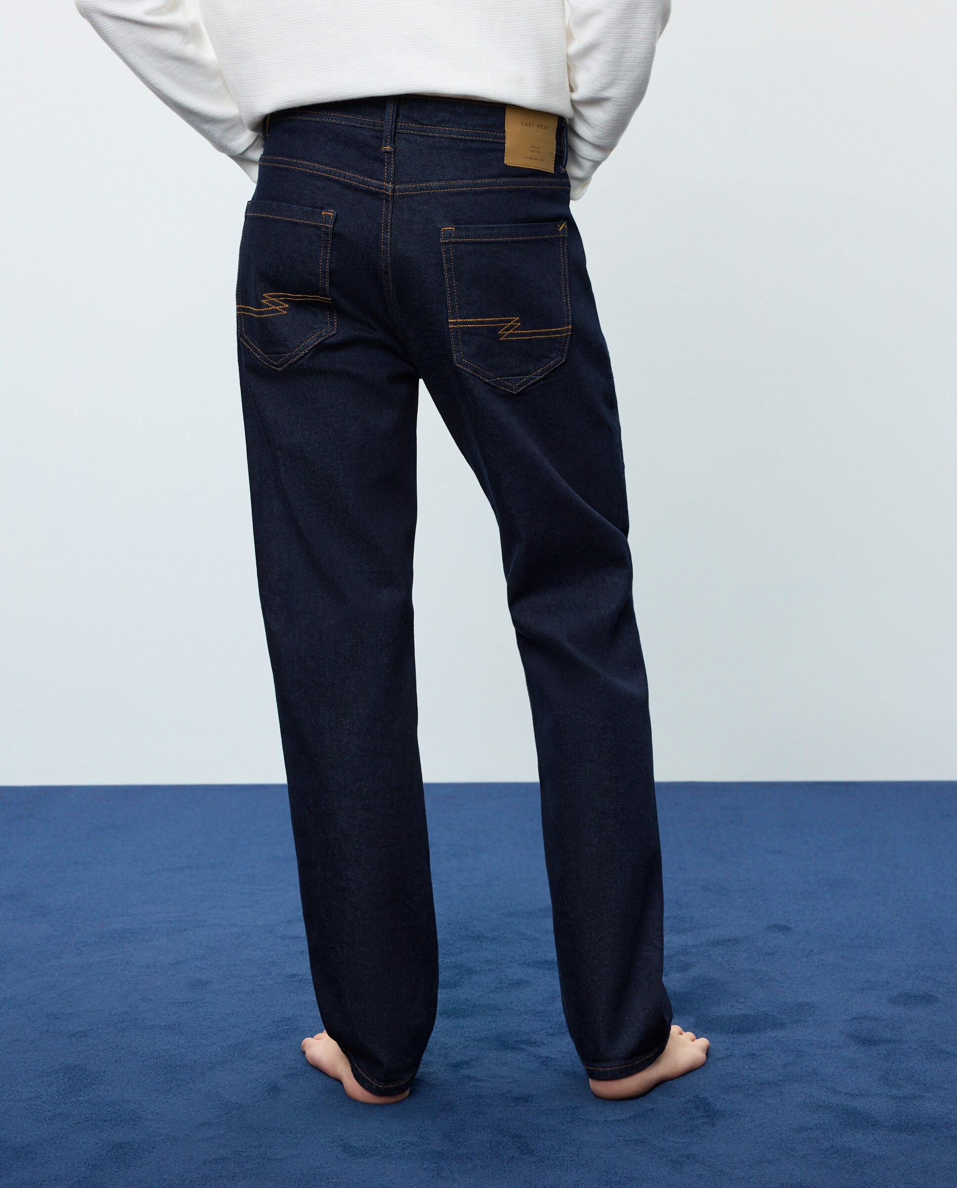 Vaquero de hombre straight stretch - Easy Wear - Indigo Indigo-3