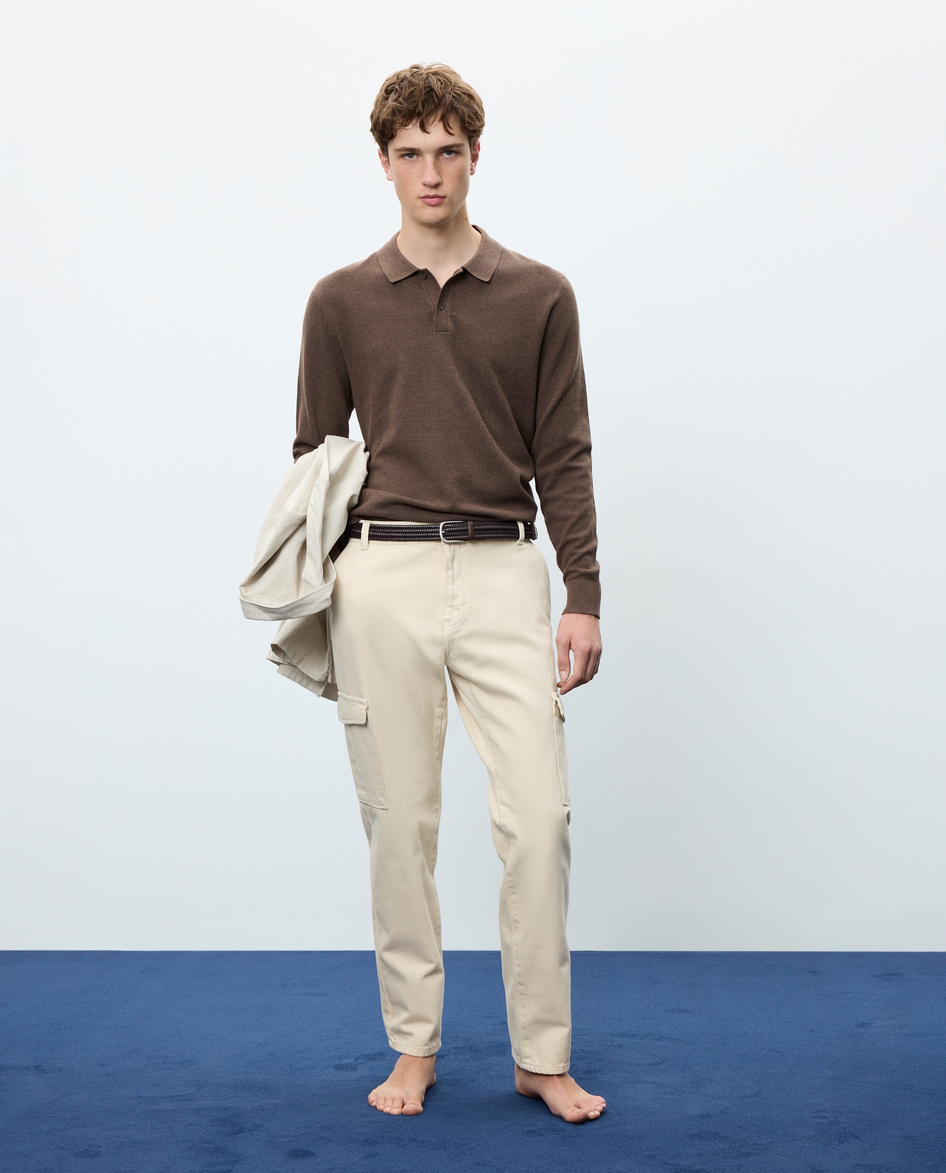 Vaquero de hombre straight multibolsillos color - Easy Wear - 120 Crudo 120 Crudo-1